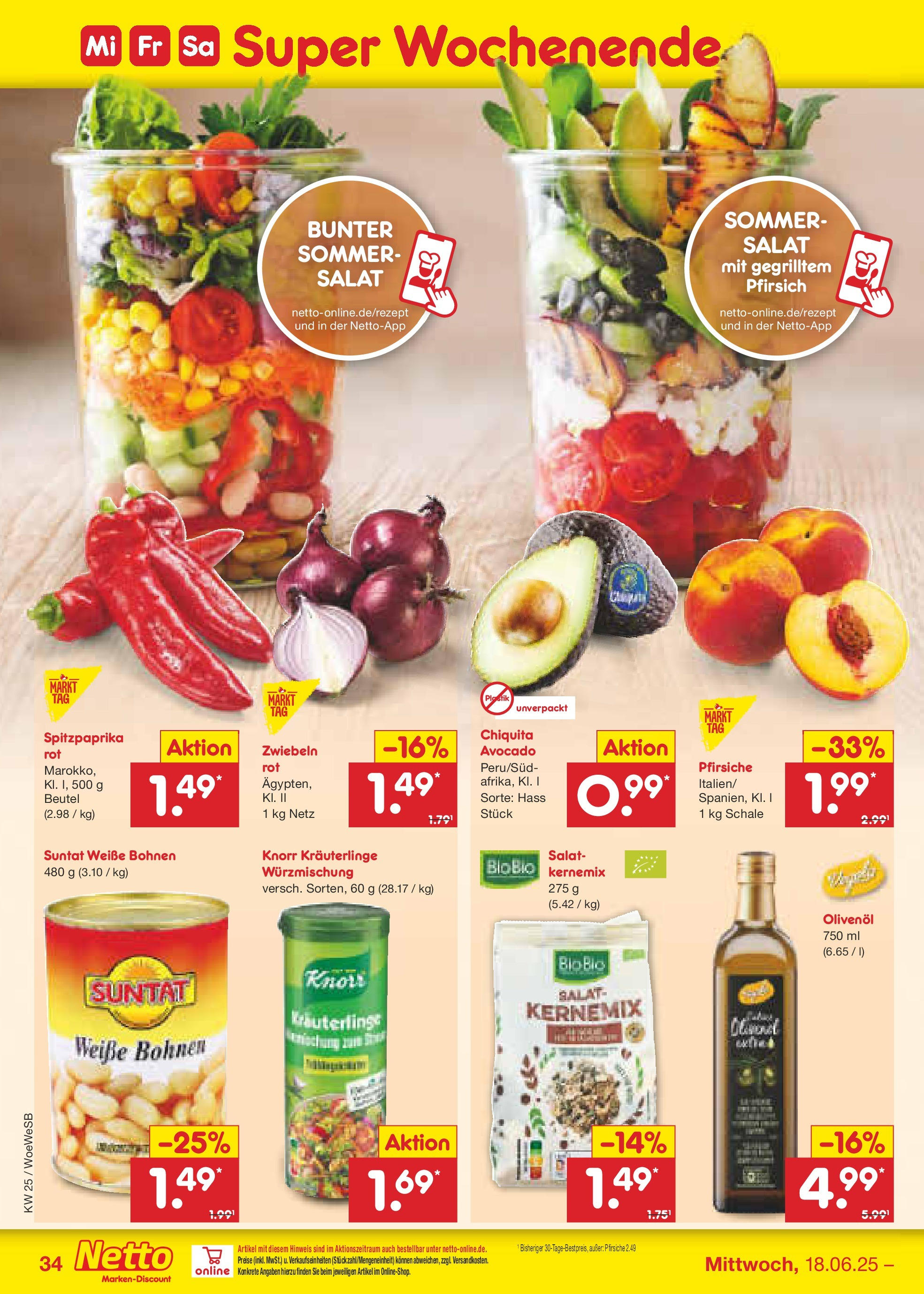 Netto Marken-Discount prospekt Katzweiler (ab 15.06.2025) » Angebote | Seite: 48 | Produkte: Knorr, Avocado, Pfirsich, Salat Netto Marken-Discount prospekt Katzweiler (ab 15.06.2025) » Angebote | Seite: 48 | Produkte: Knorr, Avocado, Pfirsich, Salat