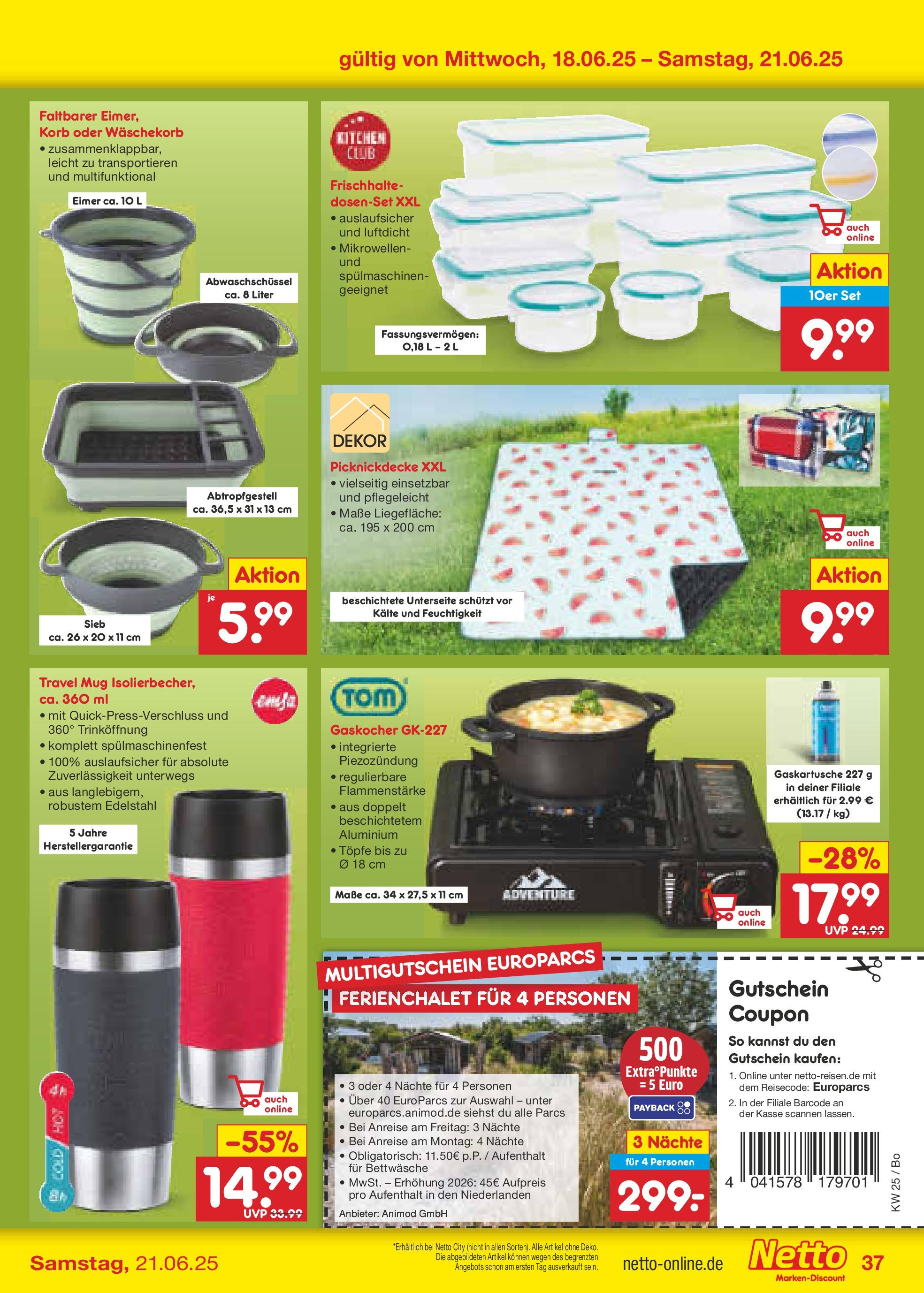 Netto Marken-Discount prospekt Herne	 (ab 15.06.2025) » Angebote | Seite: 53 | Produkte: Bettwäsche, Korb