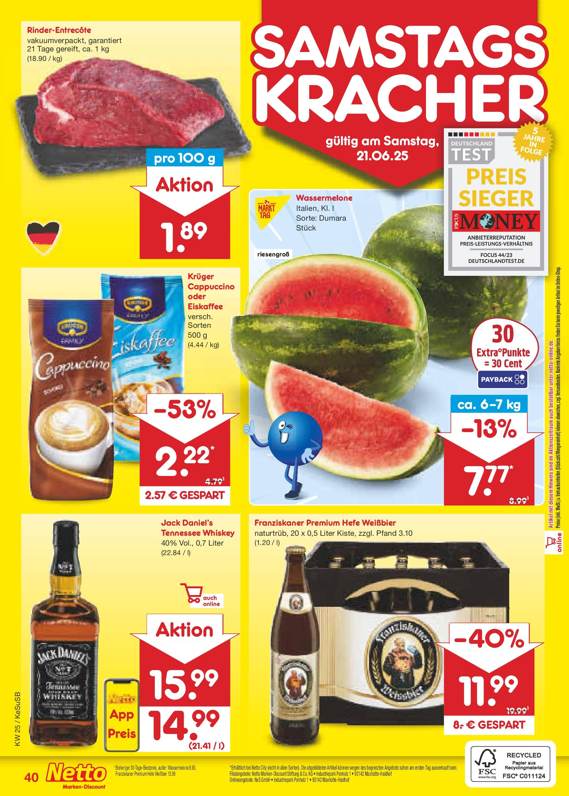 Netto Marken-Discount prospekt Kruft (ab 15.06.2025) » Angebote | Seite: 58 | Produkte: Weißbier, Jack Daniel's, Hefe weissbier, Whiskey Netto Marken-Discount prospekt Kruft (ab 15.06.2025) » Angebote | Seite: 58 | Produkte: Weißbier, Jack Daniel's, Hefe weissbier, Whiskey