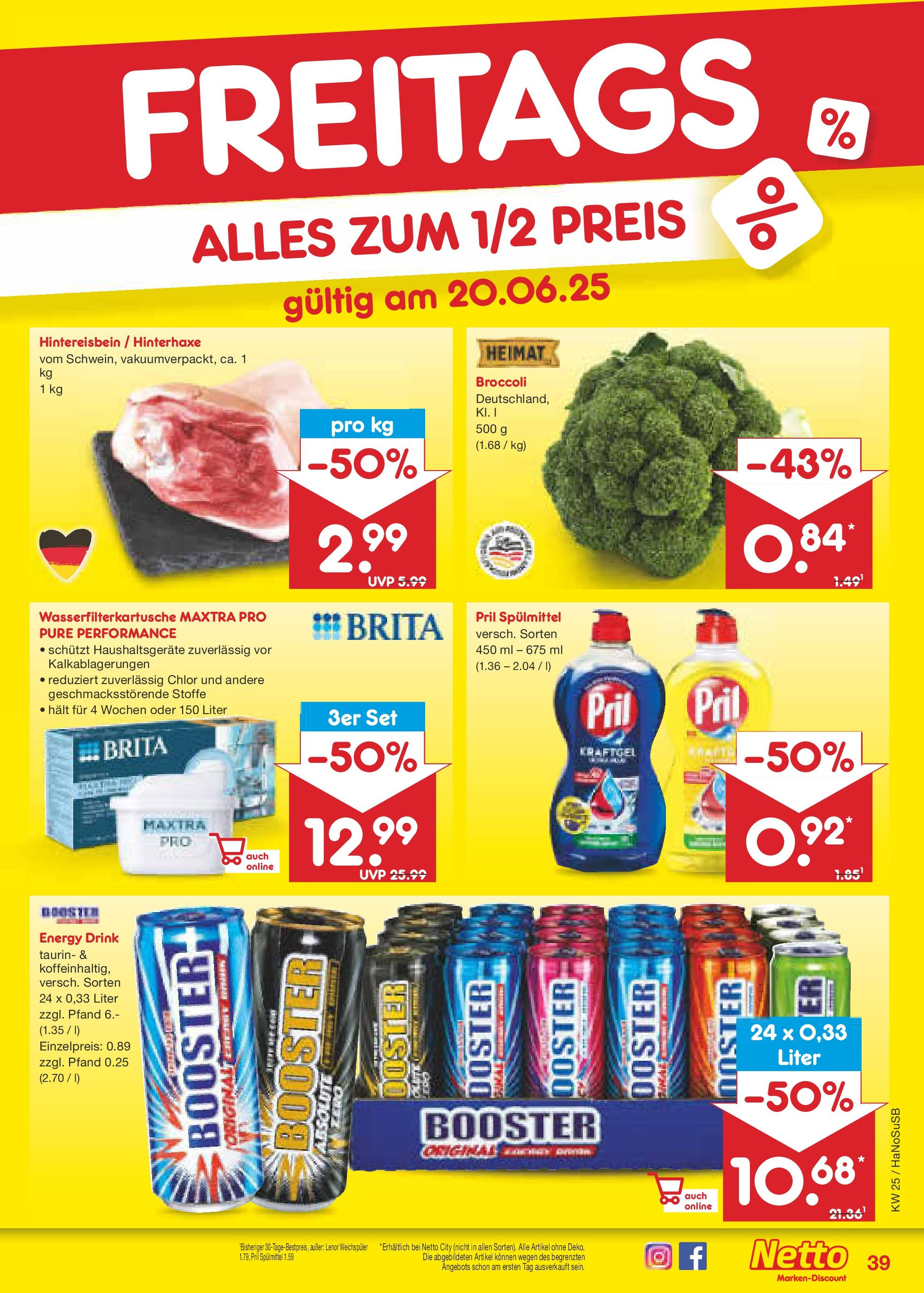 Netto Marken-Discount prospekt Schwerte-Geisecke (ab 15.06.2025) » Angebote | Seite: 57 | Produkte: Lenor, Energy, Weichspüler, Pril Netto Marken-Discount prospekt Schwerte-Geisecke (ab 15.06.2025) » Angebote | Seite: 57 | Produkte: Lenor, Energy, Weichspüler, Pril