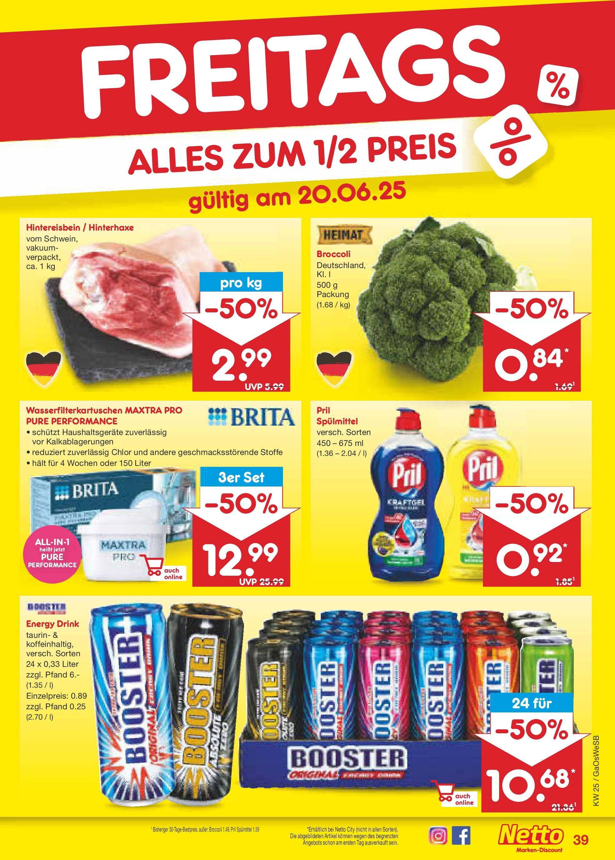 Netto Marken-Discount prospekt Bremen-Lesum (ab 15.06.2025) » Angebote | Seite: 57 | Produkte: Energy, Pril Netto Marken-Discount prospekt Bremen-Lesum (ab 15.06.2025) » Angebote | Seite: 57 | Produkte: Energy, Pril