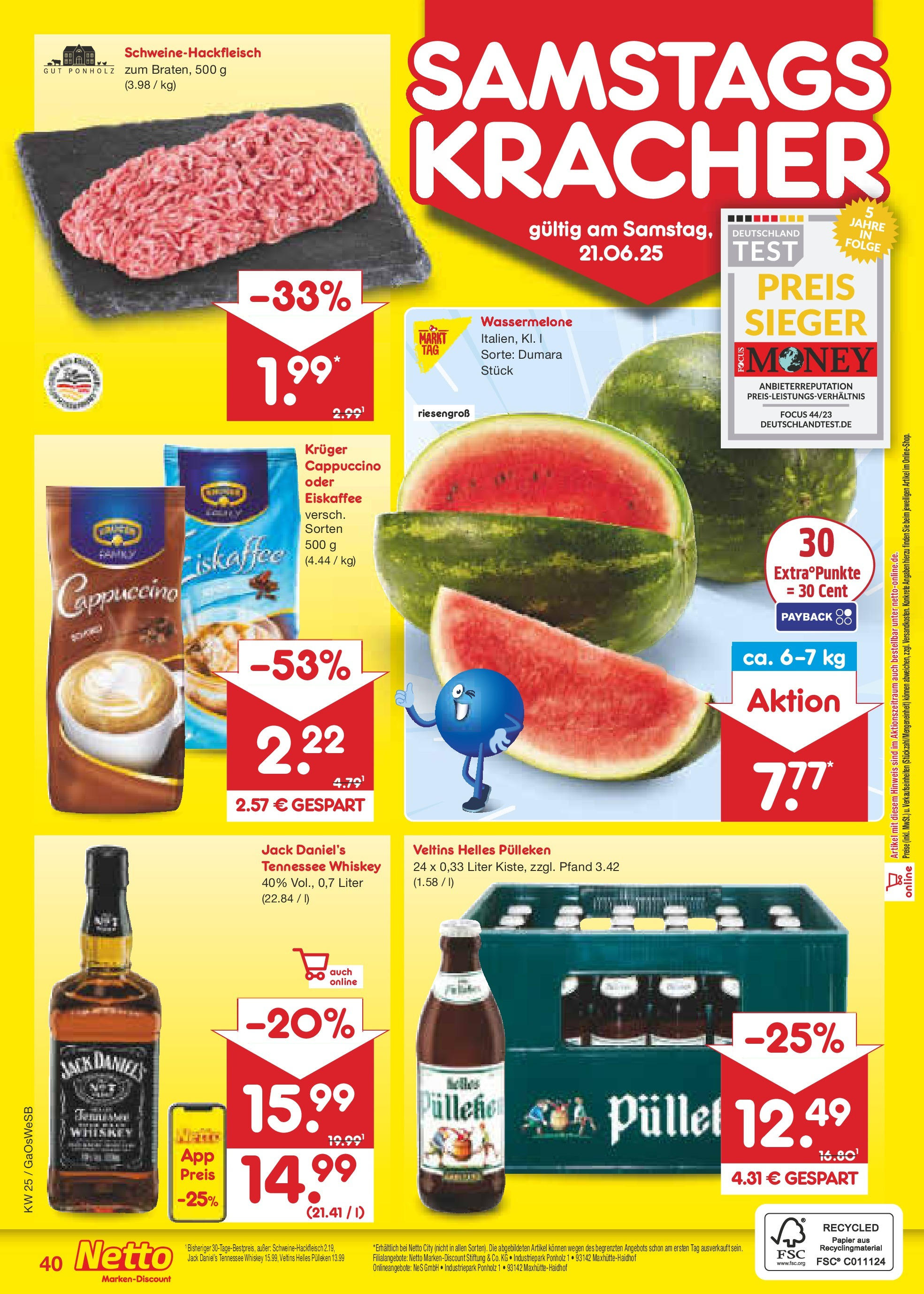 Netto Marken-Discount prospekt Bremen-Lesum (ab 15.06.2025) » Angebote | Seite: 58 | Produkte: Helles pulleken, Jack Daniel's, Kruger cappuccino, Veltins Netto Marken-Discount prospekt Bremen-Lesum (ab 15.06.2025) » Angebote | Seite: 58 | Produkte: Helles pulleken, Jack Daniel's, Kruger cappuccino, Veltins