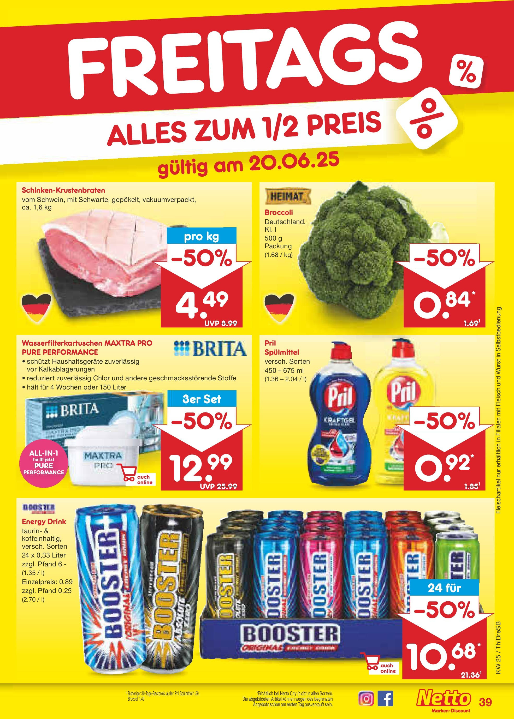 Netto Marken-Discount prospekt Dresden (ab 15.06.2025) » Angebote | Seite: 57 | Produkte: Energy, Wurst, Pril, Fleisch Netto Marken-Discount prospekt Dresden (ab 15.06.2025) » Angebote | Seite: 57 | Produkte: Energy, Wurst, Pril, Fleisch