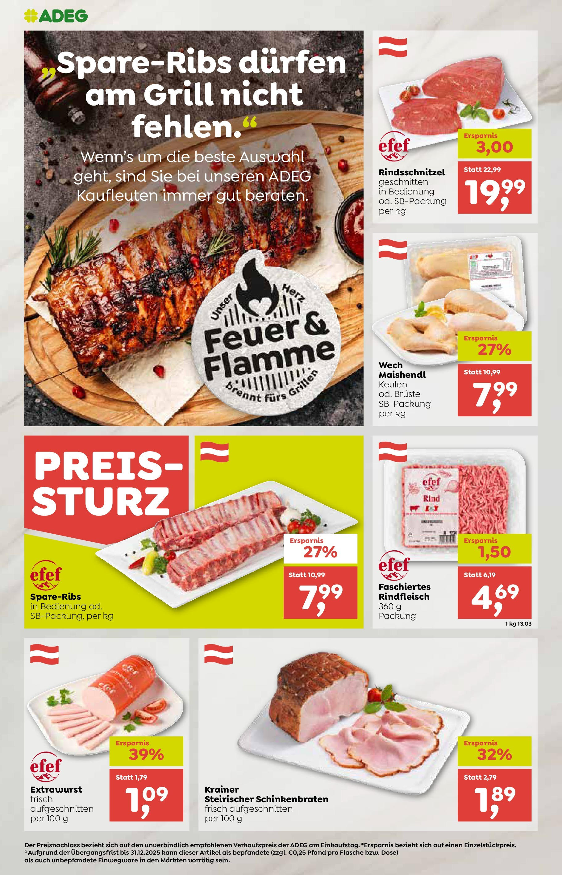 ADEG Weissenbach, Hermagor, Möderbrugg von 18.06.2025 - Aktuelle Angebote | Seite: 6 | Produkte: Grill, Rindfleisch