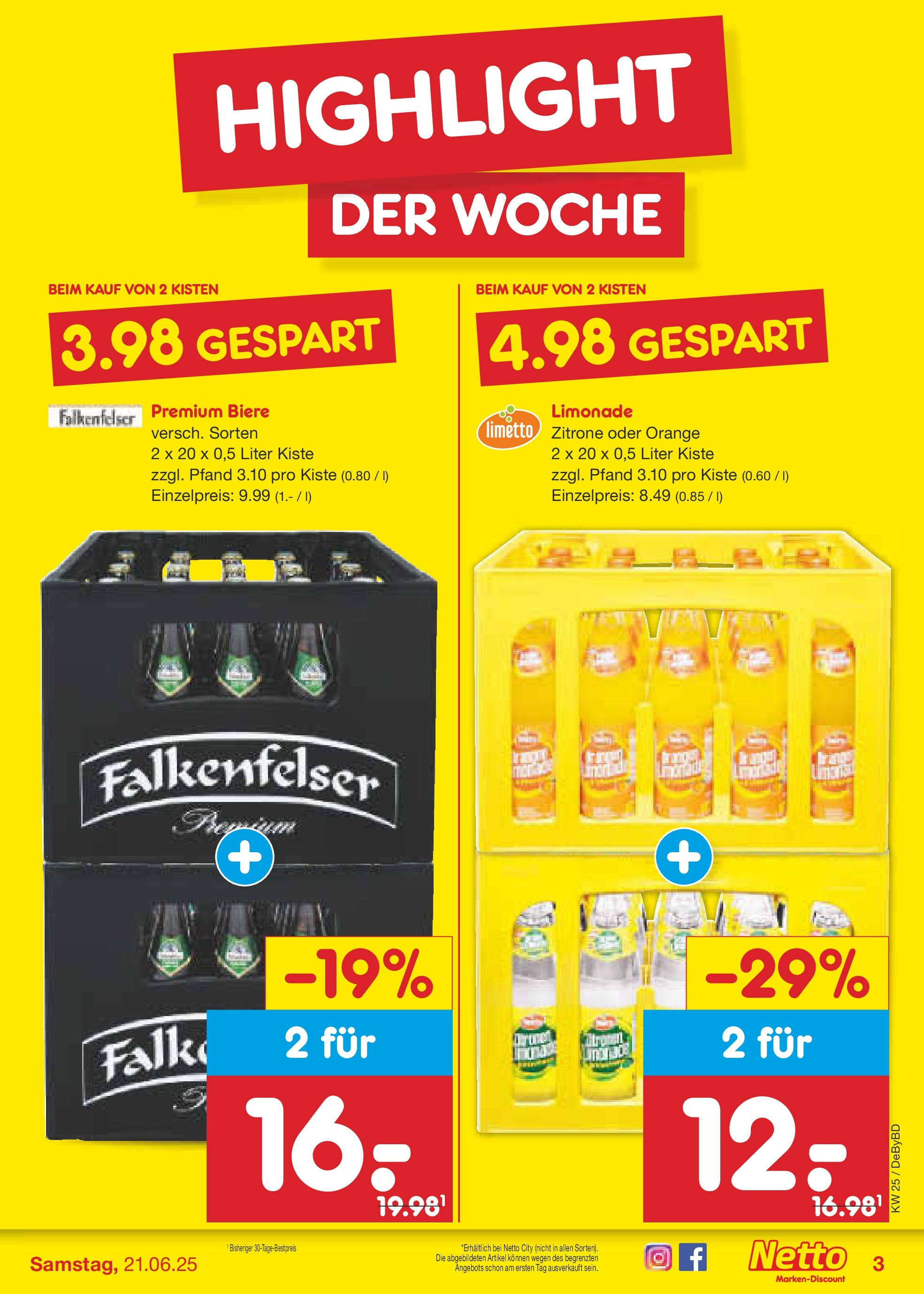 Netto Marken-Discount prospekt Buttenwiesen (ab 15.06.2025) » Angebote | Seite: 3 | Produkte: Limonade, Zitrone Netto Marken-Discount prospekt Buttenwiesen (ab 15.06.2025) » Angebote | Seite: 3 | Produkte: Limonade, Zitrone