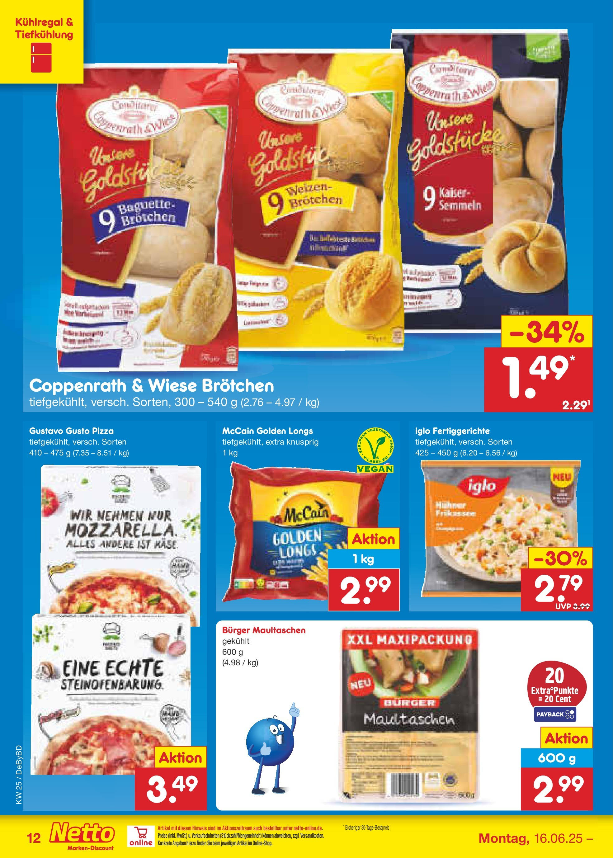 Netto Marken-Discount prospekt Buttenwiesen (ab 15.06.2025) » Angebote | Seite: 14 | Produkte: Burger, Fertiggerichte, Pizza, Maultaschen Netto Marken-Discount prospekt Buttenwiesen (ab 15.06.2025) » Angebote | Seite: 14 | Produkte: Burger, Fertiggerichte, Pizza, Maultaschen