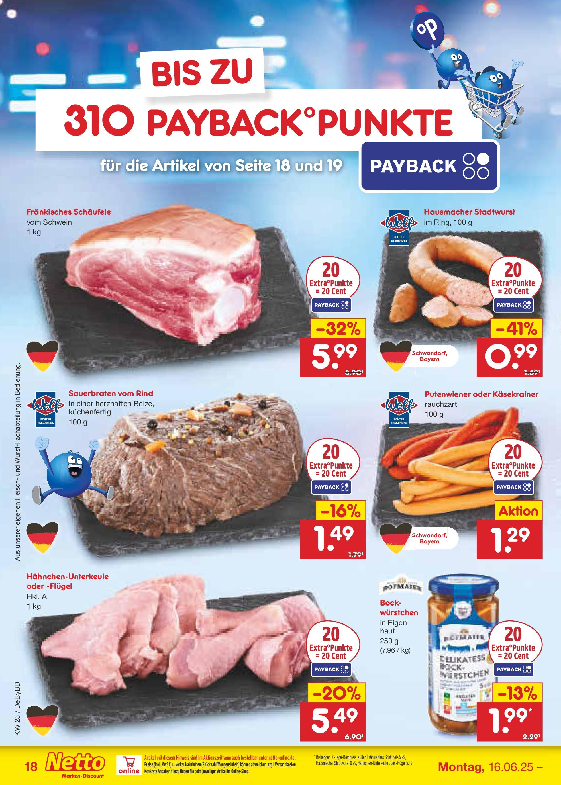 Netto Marken-Discount prospekt Buttenwiesen (ab 15.06.2025) » Angebote | Seite: 24 | Produkte: Käsekrainer, Fleisch Netto Marken-Discount prospekt Buttenwiesen (ab 15.06.2025) » Angebote | Seite: 24 | Produkte: Käsekrainer, Fleisch