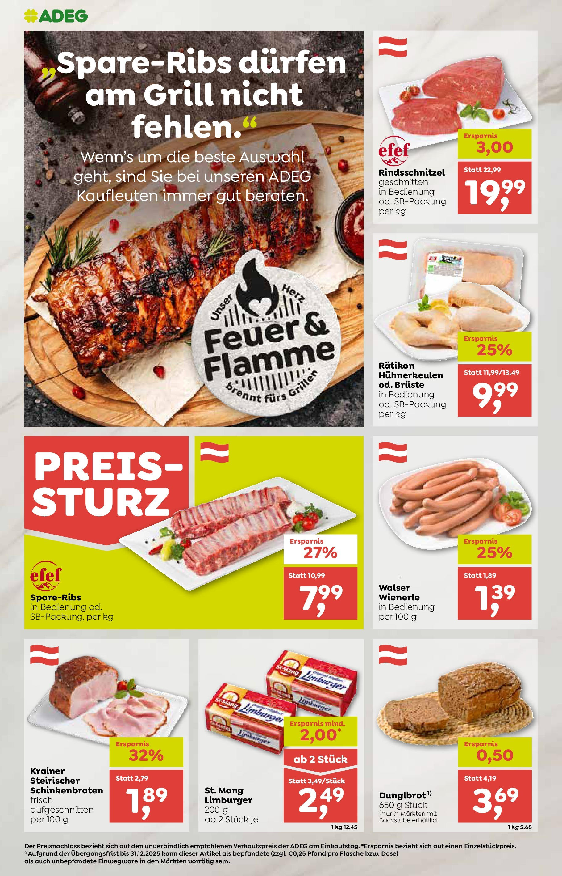 ADEG Sonntag, Laterns, Schoppernau von 18.06.2025 - Aktuelle Angebote | Seite: 4 | Produkte: Grill