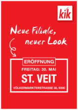 KiK: Neueröffnung St. Veit