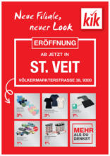 KiK: Neueröffnung St. Veit
