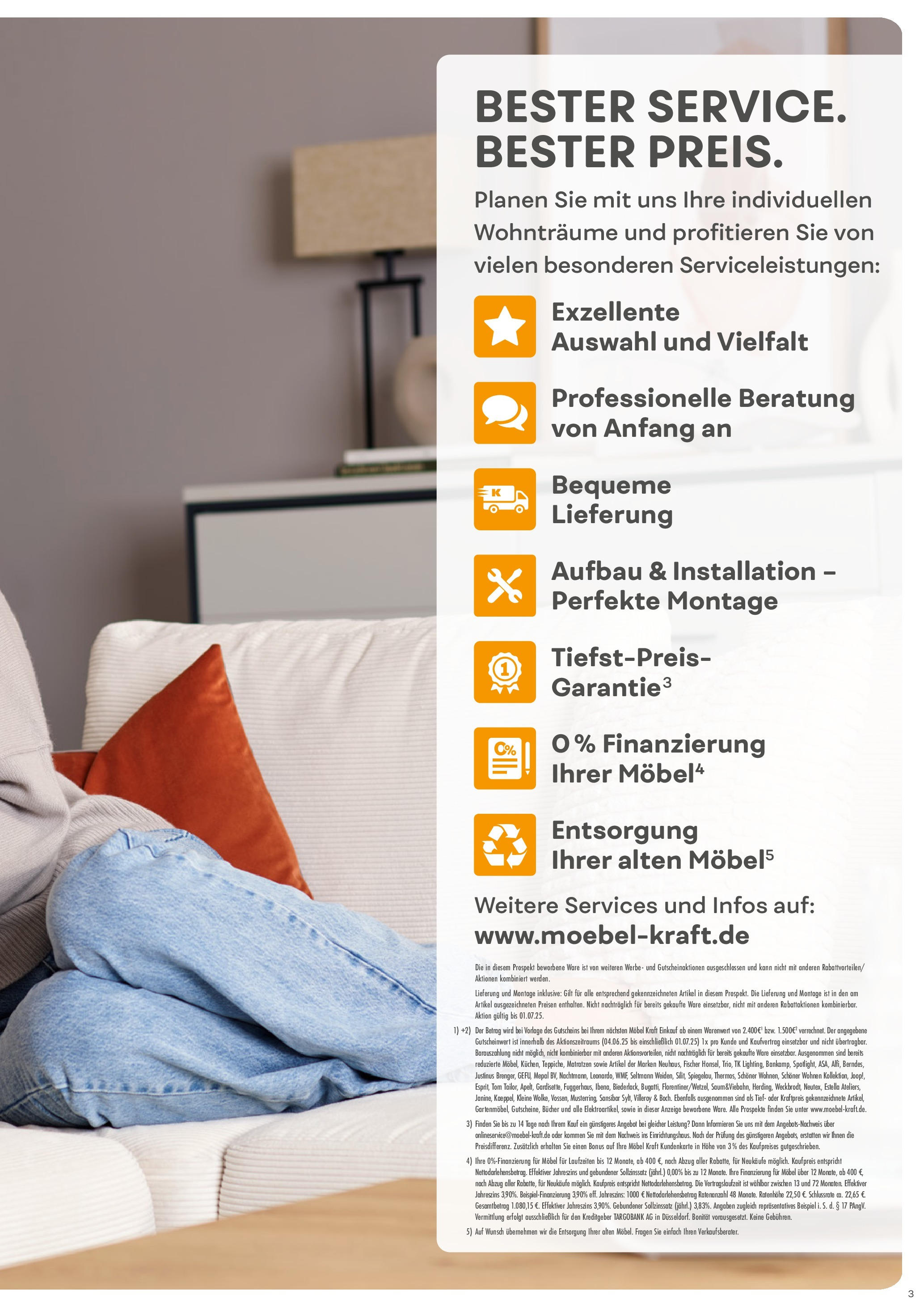 Möbel Kraft - Wohntrends Sommer (ab 03.06.2025) zum Blättern | Seite: 3