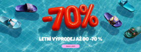 Letní výprodej až do -70 %