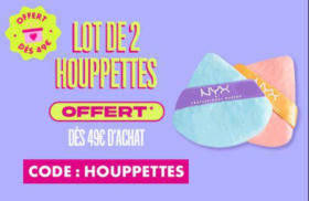 2 HOUPPETTES OFFERTES