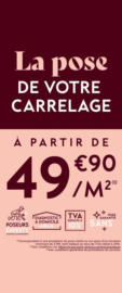 La pose de votre carrelage