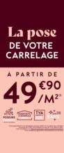 La pose de votre carrelage