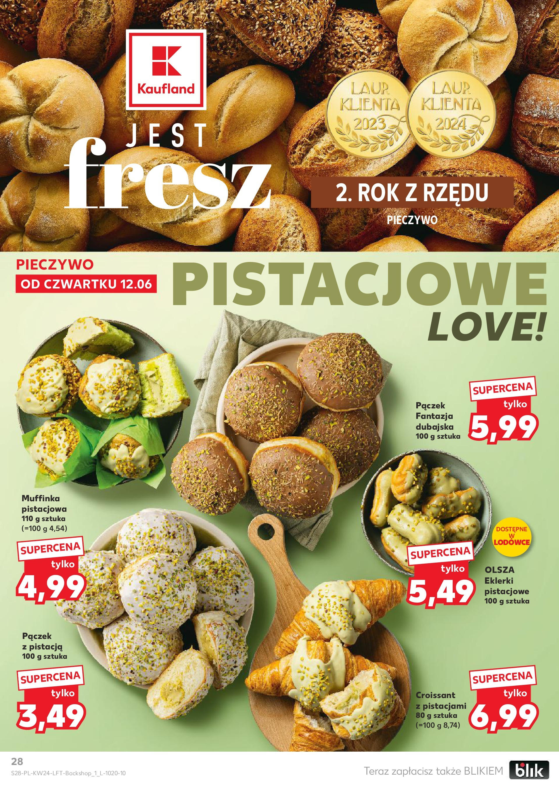 Kaufland gazetka od 12.06.2025 - od jutra PDF | Strona: 28 | Produkty: Pieczywo, Donut