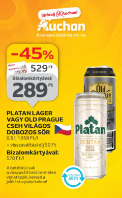 Auchan Akciós újság - amely érvényes a következő dátumtól: 12.06.2025