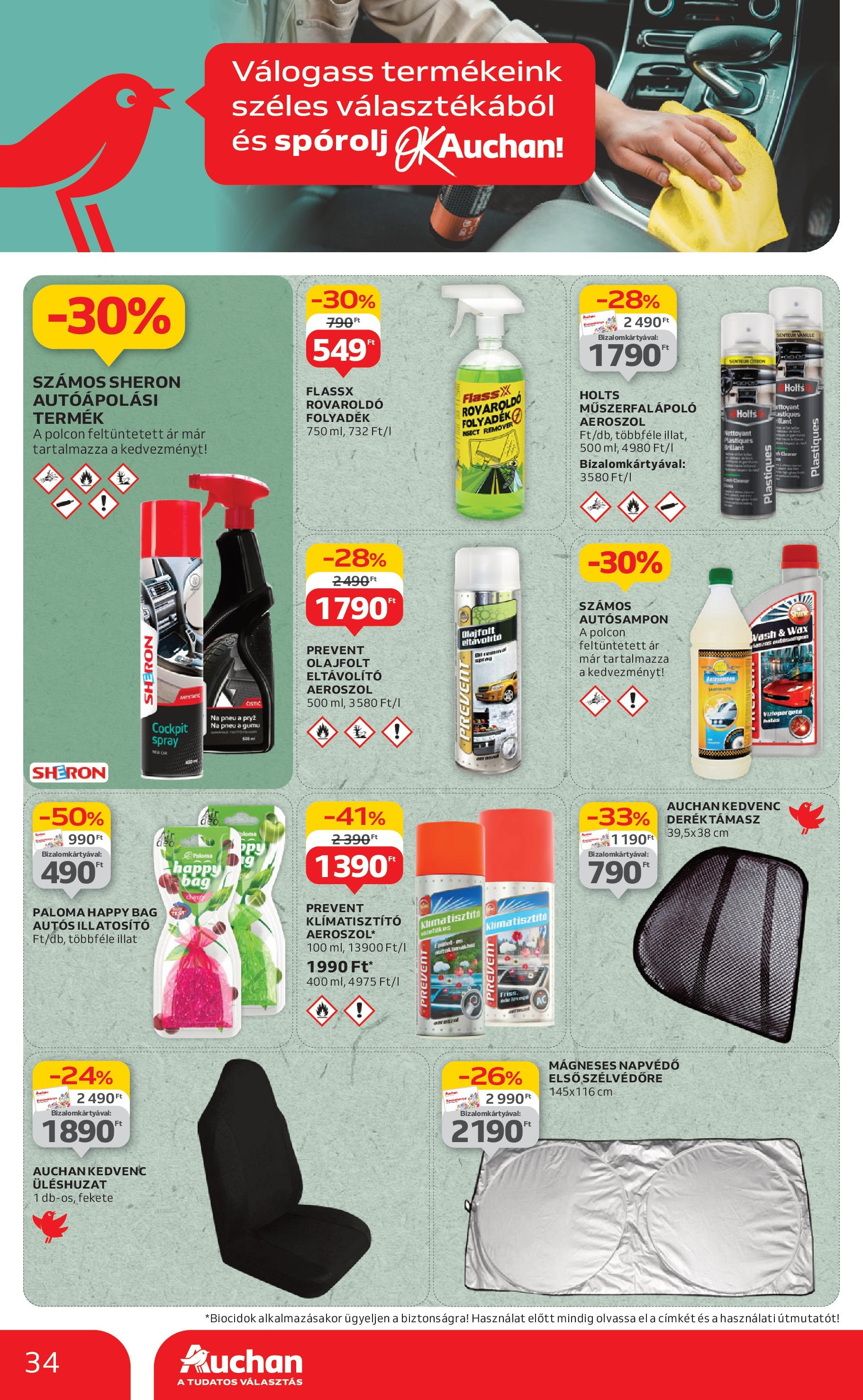 Auchan Akciós újság - 2025.06.12. -tól/töl > akció, lapozható szórólap 🛍️ | Oldal: 34