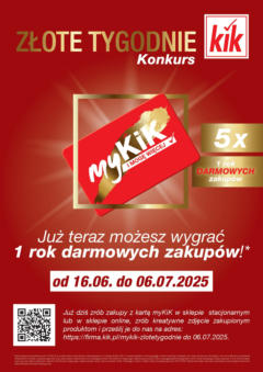 Pogląd oferty "Kik Gazetka - Złote Tygodnie" - ważna od 16.06.2025