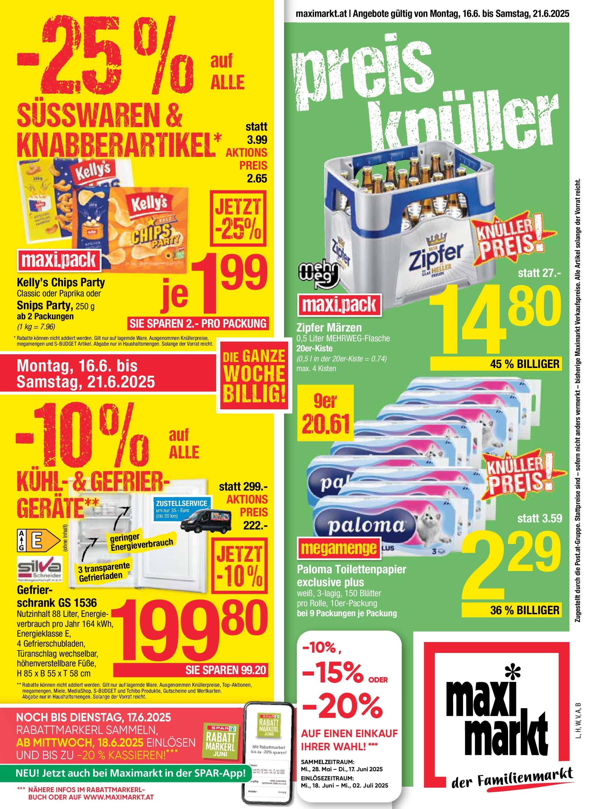  Maximarkt Maximarkt: Flugblatt ab (15.06.2025 - 21.06.2025) - Seite 1