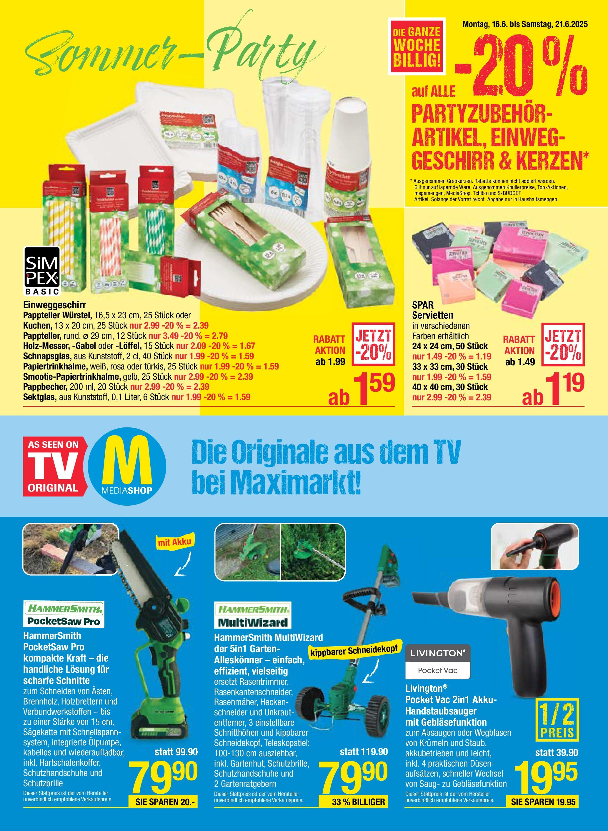 Maximarkt - Maximarkt: Flugblatt von 15.06.2025 - Aktuelle Angebote | Seite: 15