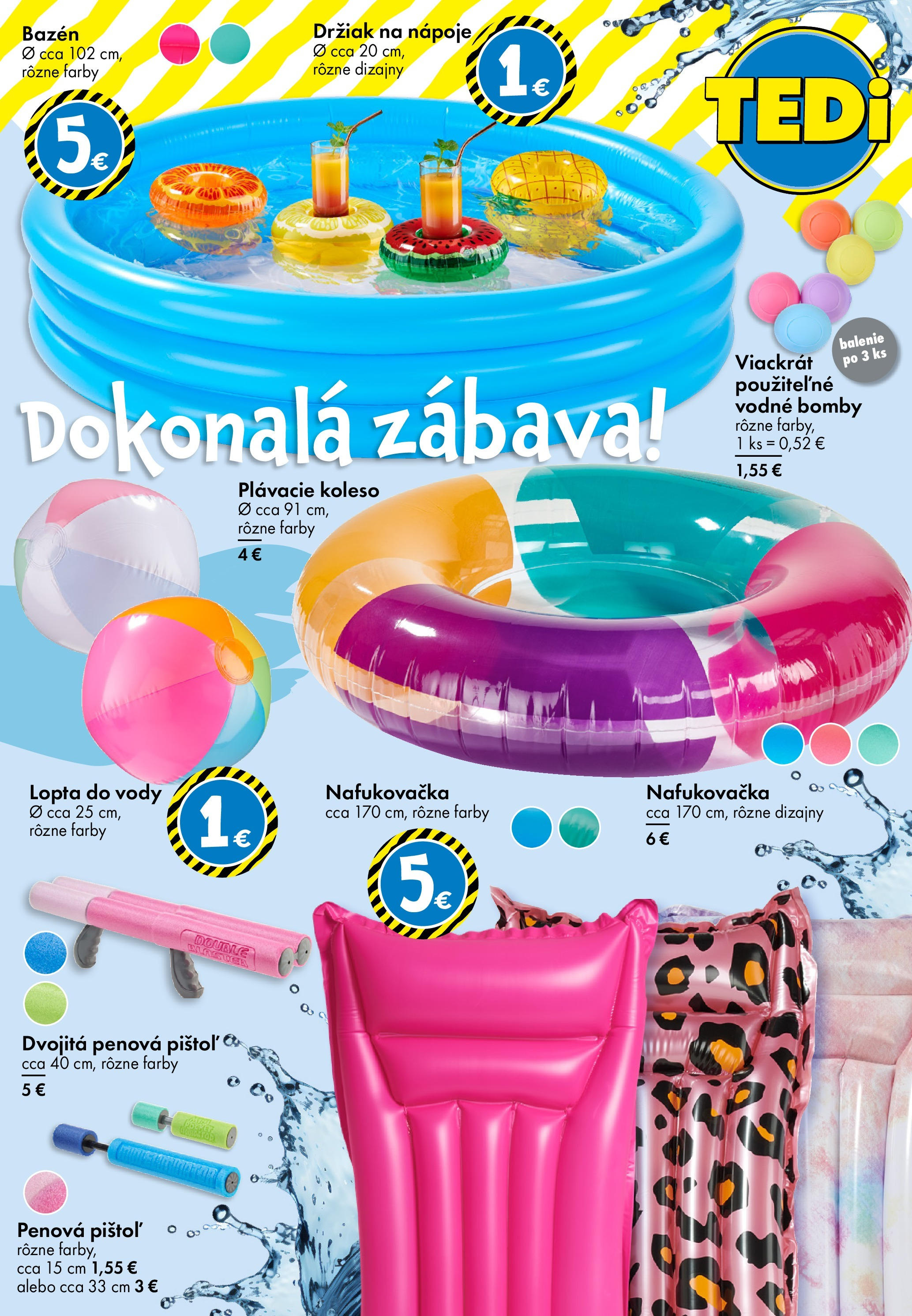 TEDi leták od 13.06.2025 → Aktuálna ponuka online | Strana: 13 | Produkty: Bazén, Lopta, Nafukovačka
