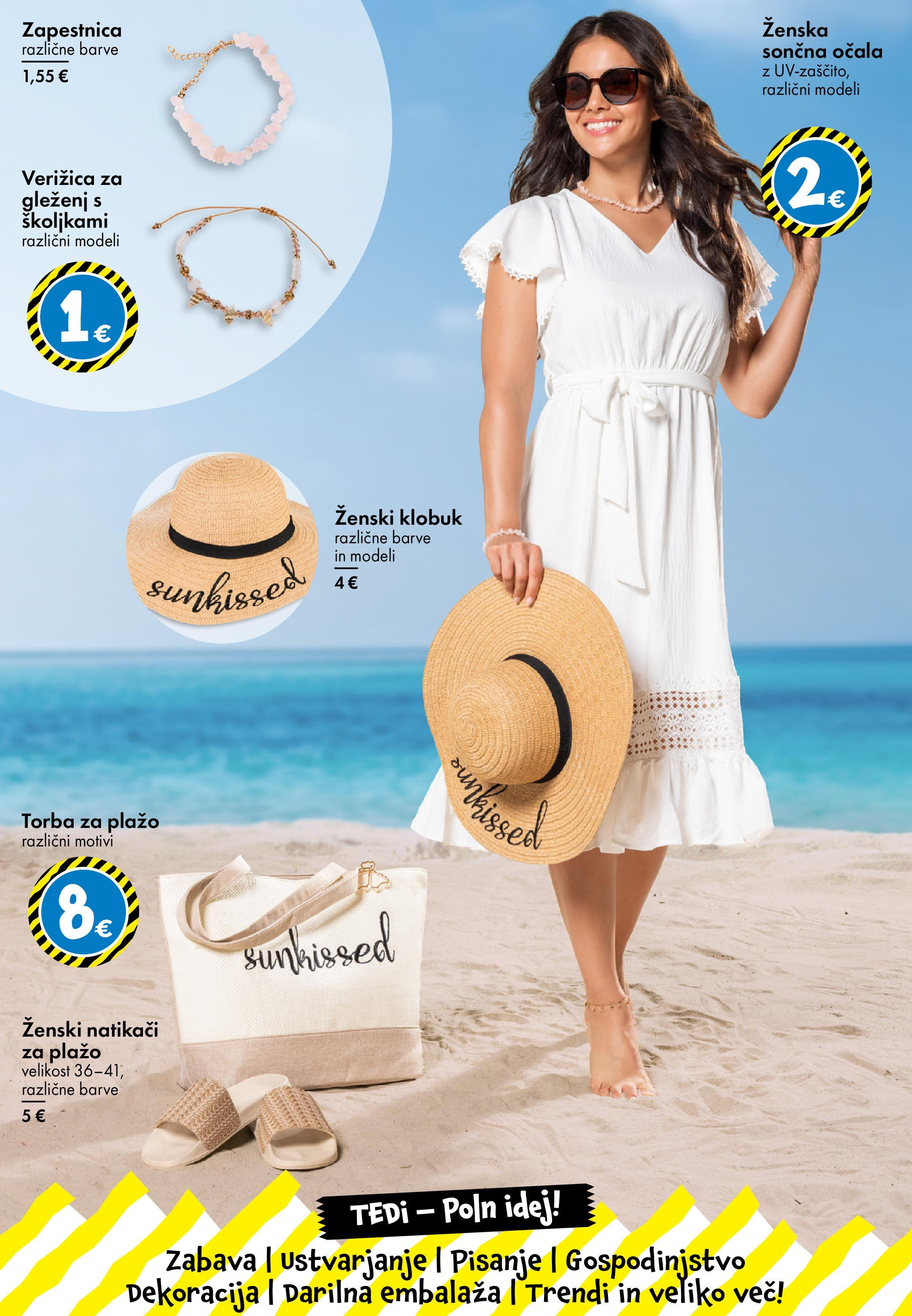 TEDi katalog veljaven od 13.06.2025 | Stran: 4 | Izdelki: Torba, Zapestnica, Klobuk, Ocala