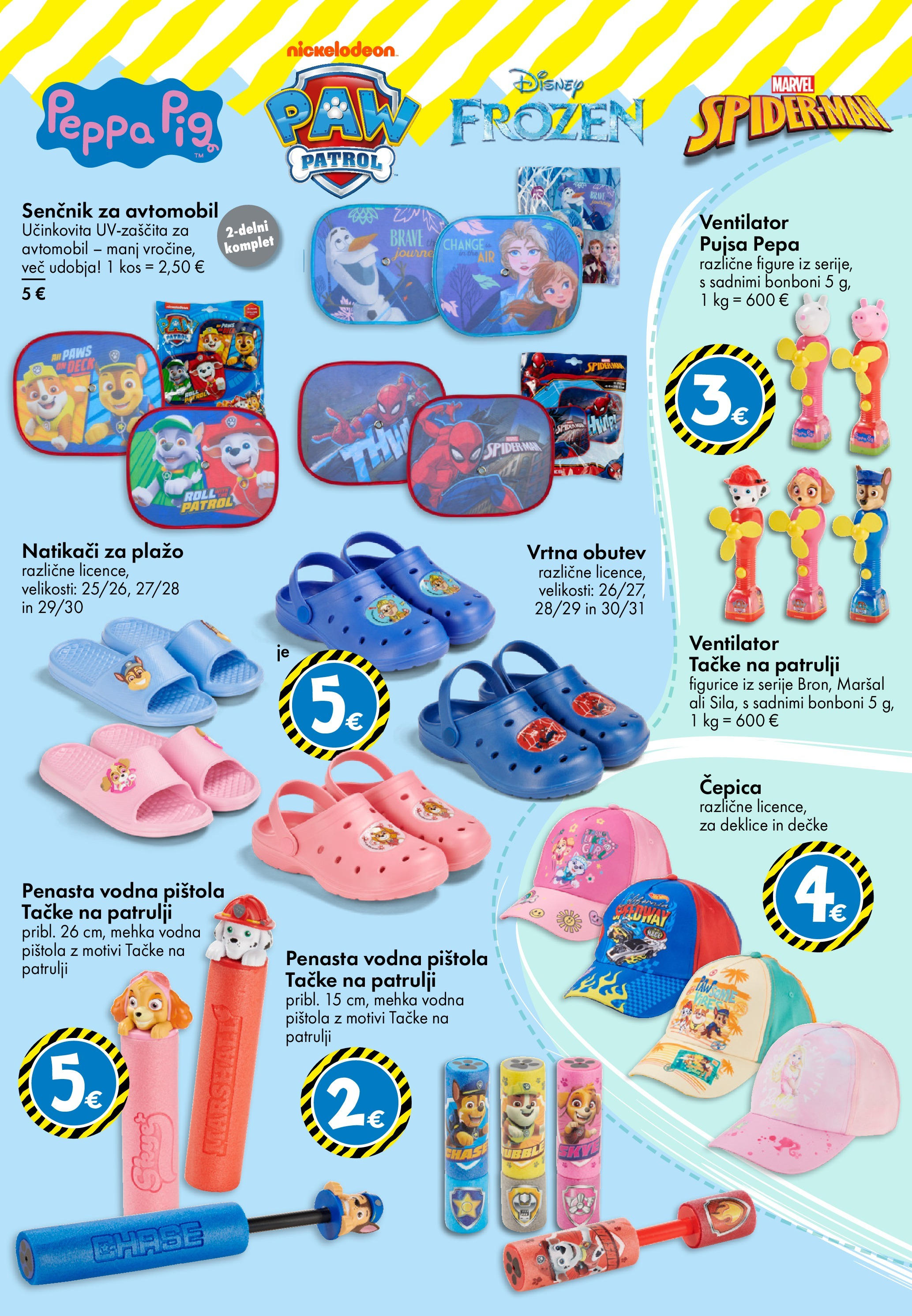 TEDi katalog veljaven od 13.06.2025 | Stran: 11 | Izdelki: Bonboni, Ventilator, Kos, Natikaci
