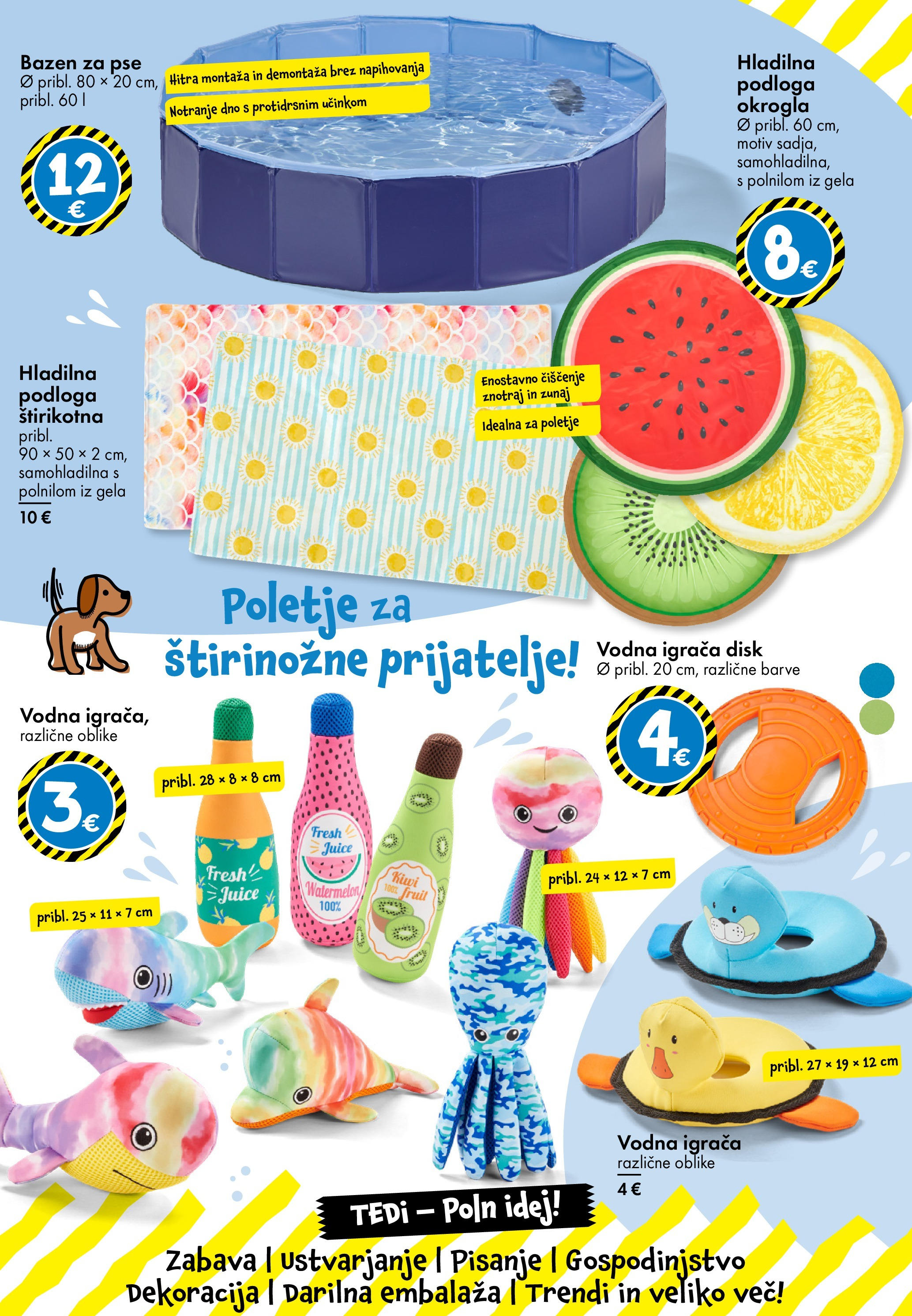 TEDi katalog veljaven od 13.06.2025 | Stran: 24 | Izdelki: Bazen, Disk, Podloga