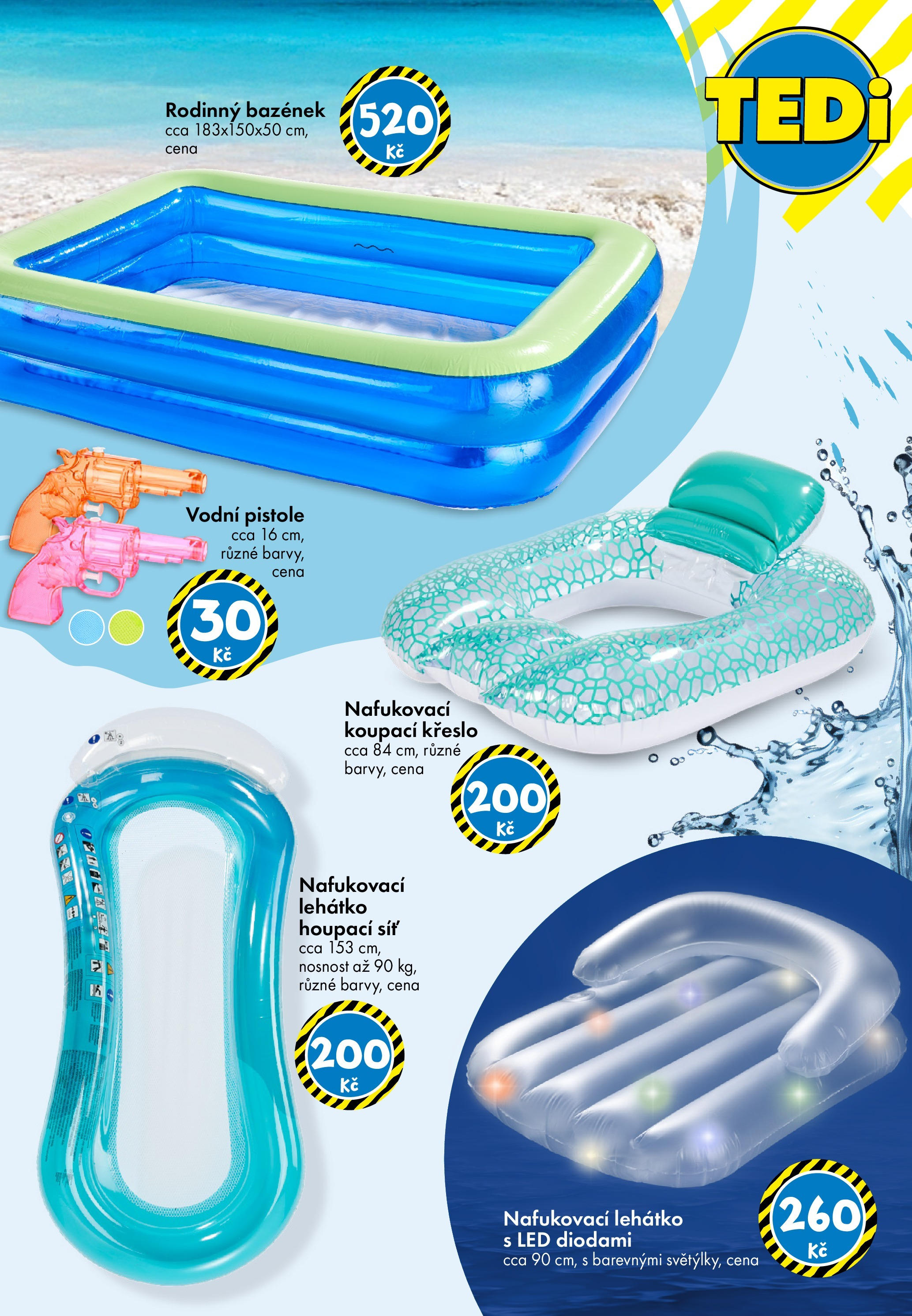 TEDi leták od 13.06.2025 - akční nabídka | Strana: 12 | Produkty: Síť, Lehátko, Houpací síť, LED