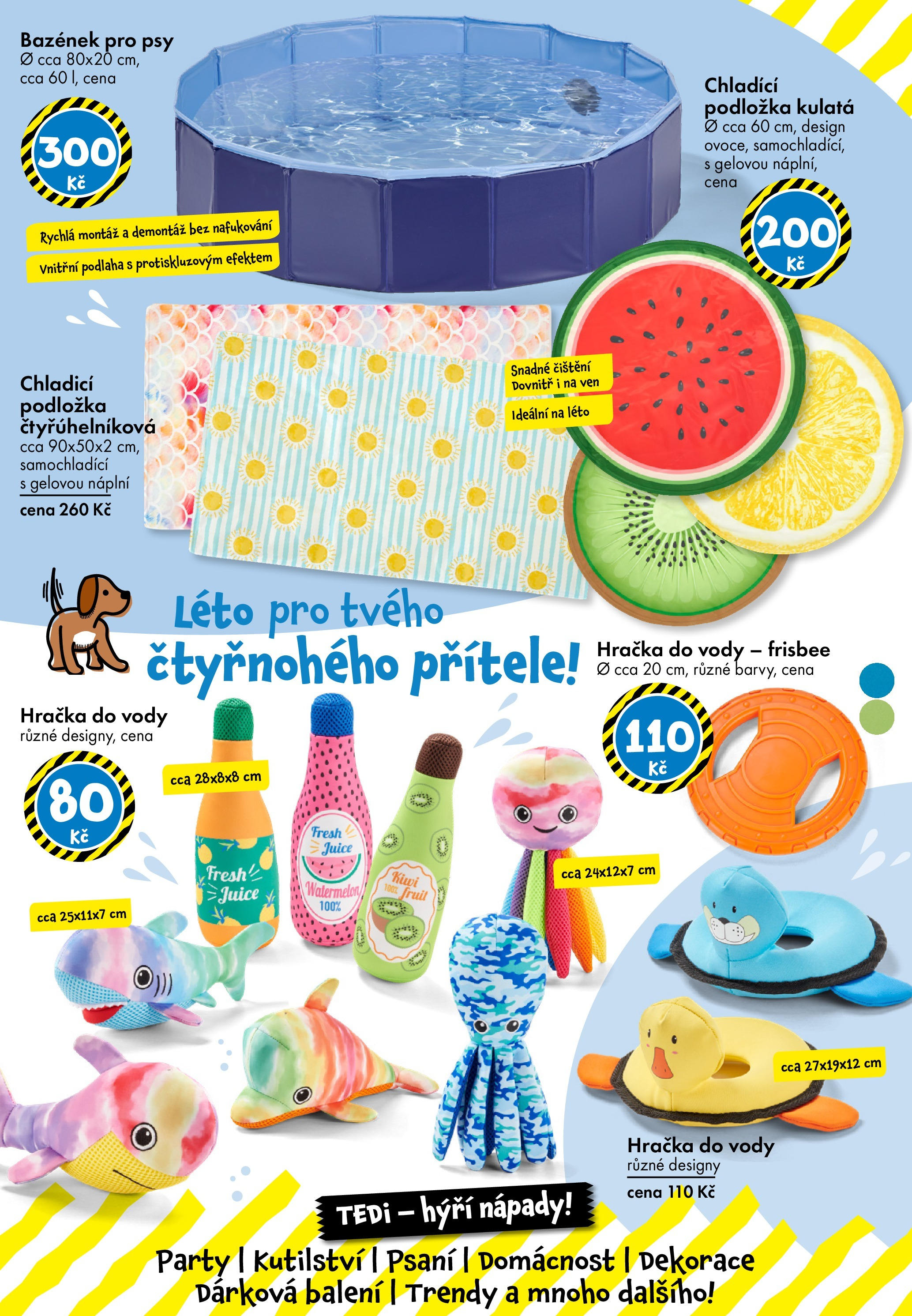 TEDi leták od 13.06.2025 - akční nabídka | Strana: 24 | Produkty: Kiwi, Frisbee, Dekorace