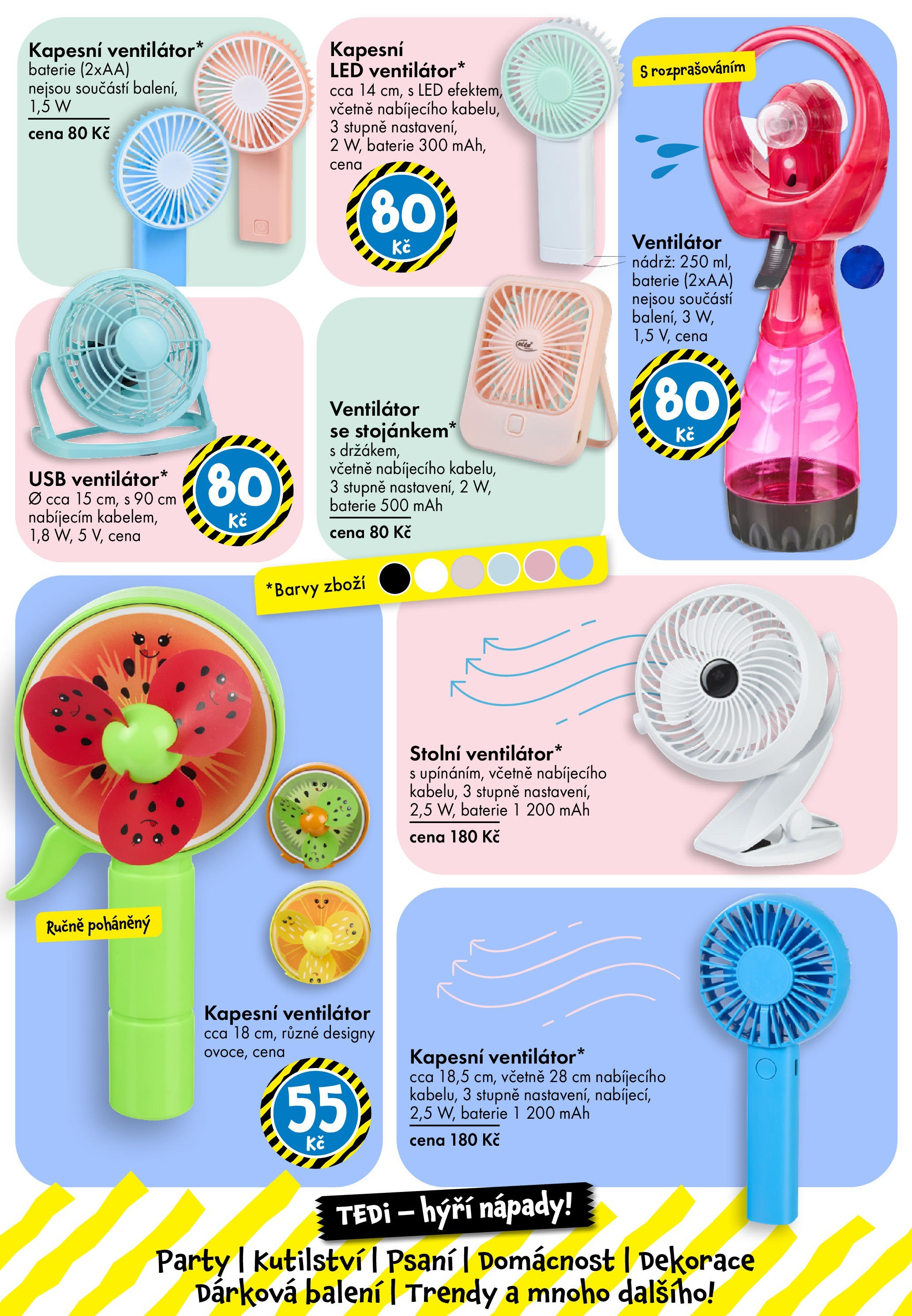 TEDi leták od 13.06.2025 - akční nabídka | Strana: 26 | Produkty: USB, Ventilátor, Baterie, Dekorace