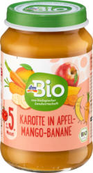 dmBio Früchte Karotte, Apfel, Mango, Banane ab dem 5. Monat