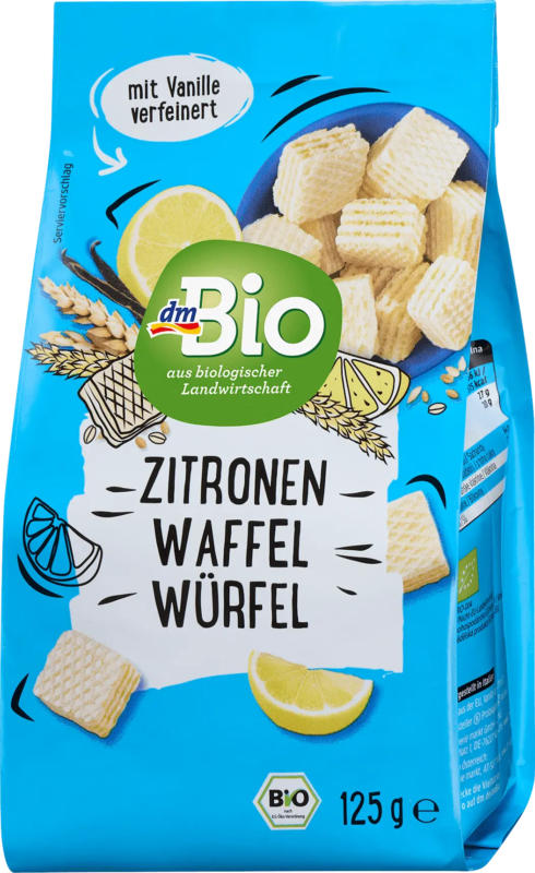 dmBio Waffel Würfel Zitrone