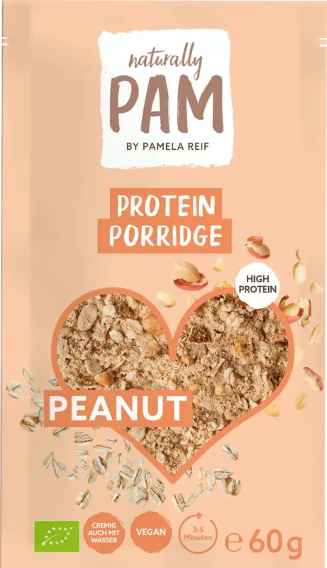 Naturally PAM Porridge, Protein Peanut