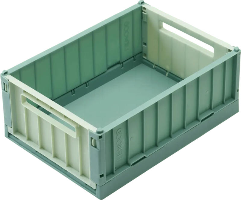 LIEWOOD Aufbewahrungsbox klein, dusty mint/peppermint (9,5x25x18 cm)