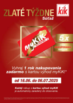 Náhľad Kik letáku platného od 15.06.2025