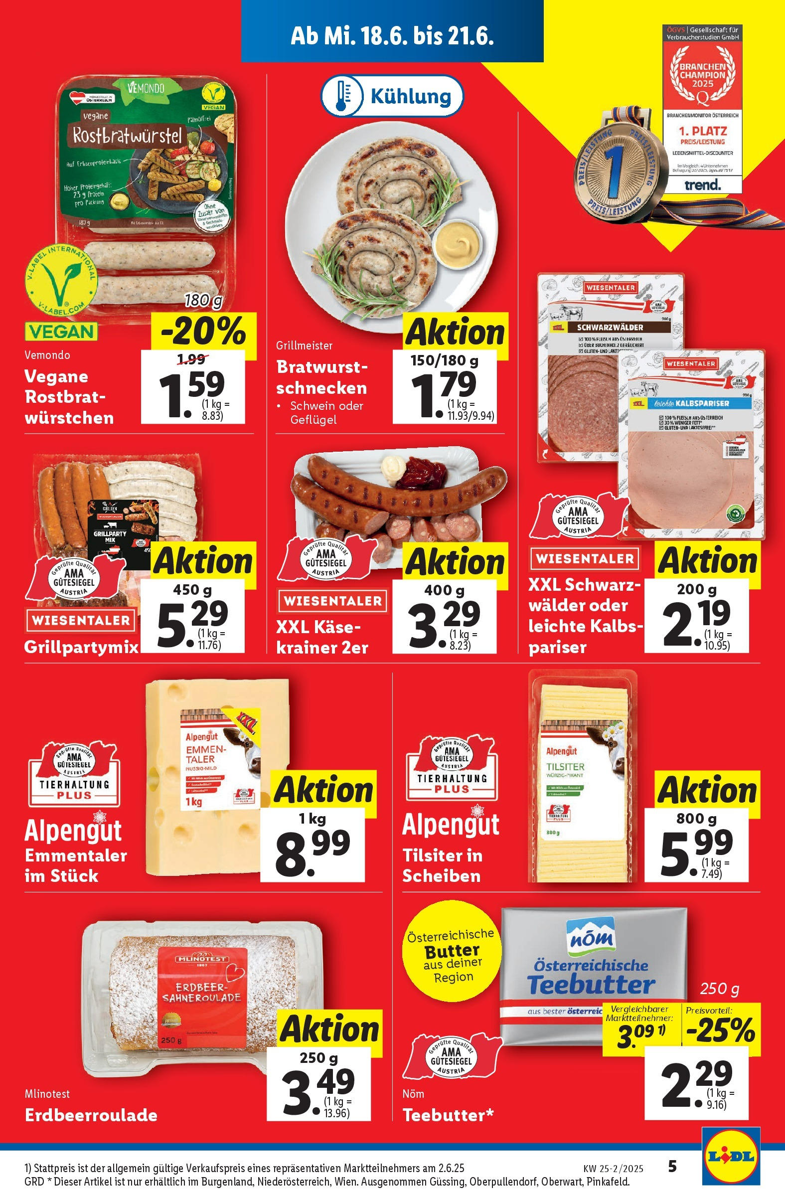 Lidl - Lidl: Flugblatt in deiner Nähe ab 17.06.2025 - Angebote ab donnerstag | Seite: 7
