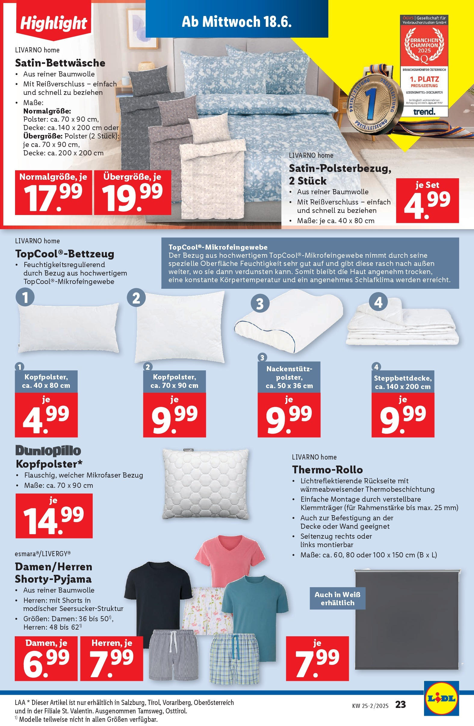 Lidl - Lidl: Flugblatt in deiner Nähe ab 17.06.2025 - Angebote ab donnerstag | Seite: 25