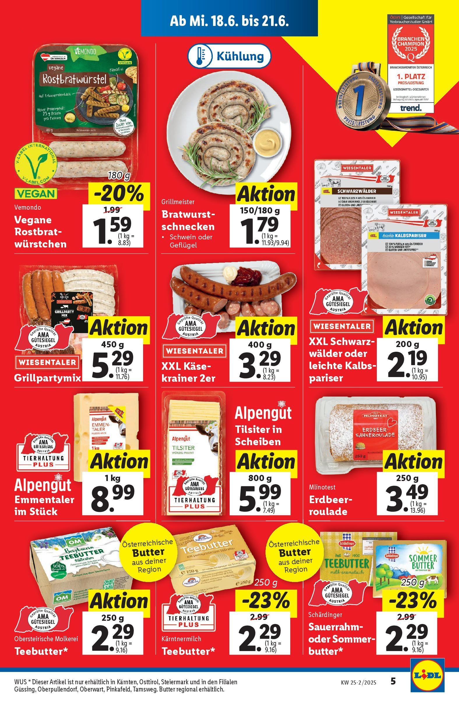 Lidl - Lidl: Flugblatt in deiner Nähe ab 17.06.2025 - Angebote ab donnerstag | Seite: 7