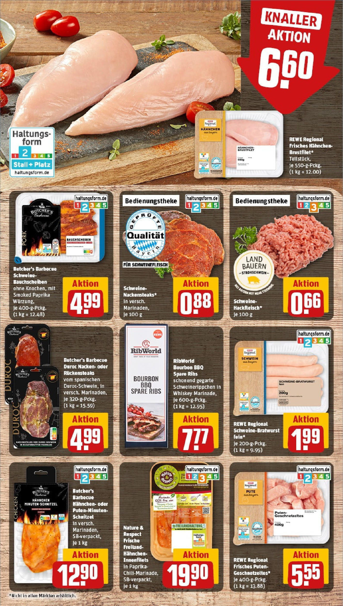 REWE Prospekt ab 15.06.2025 zum Blättern » Angebote | Seite: 8 | Produkte: Pute, Hahnchen, Spare ribs, Whiskey