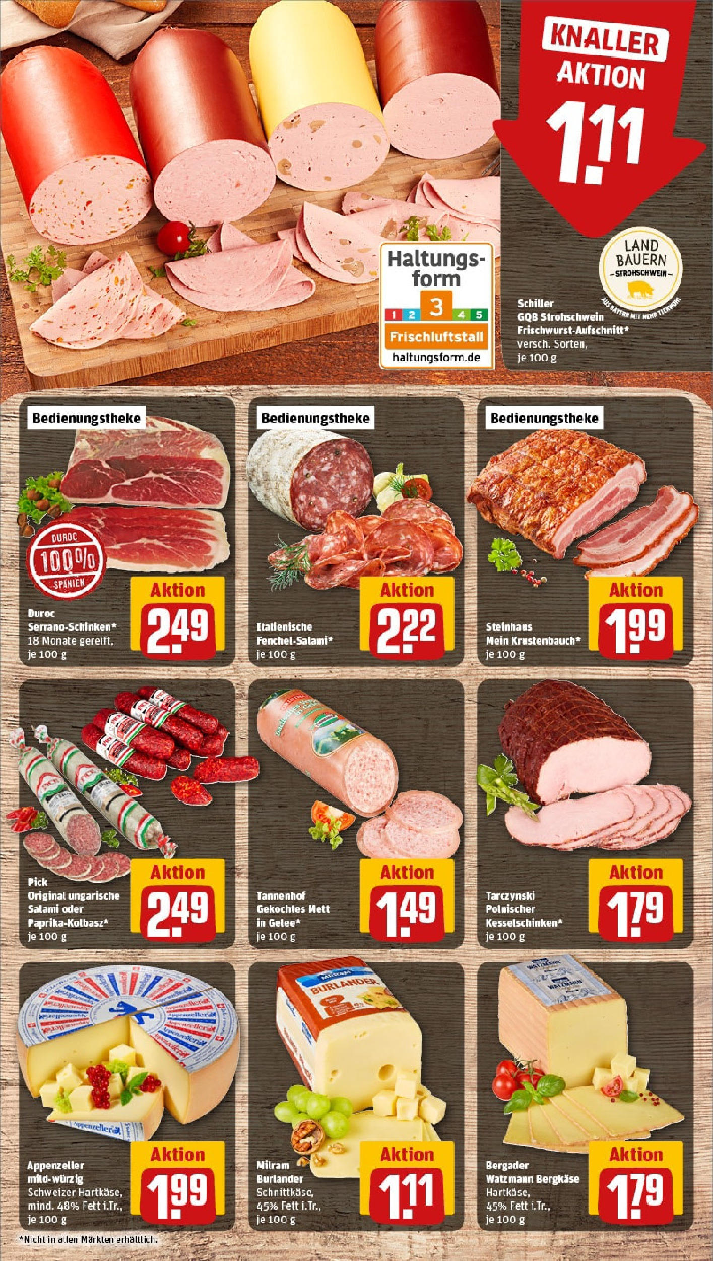 REWE Prospekt ab 15.06.2025 zum Blättern » Angebote | Seite: 9 | Produkte: Milram, Salami