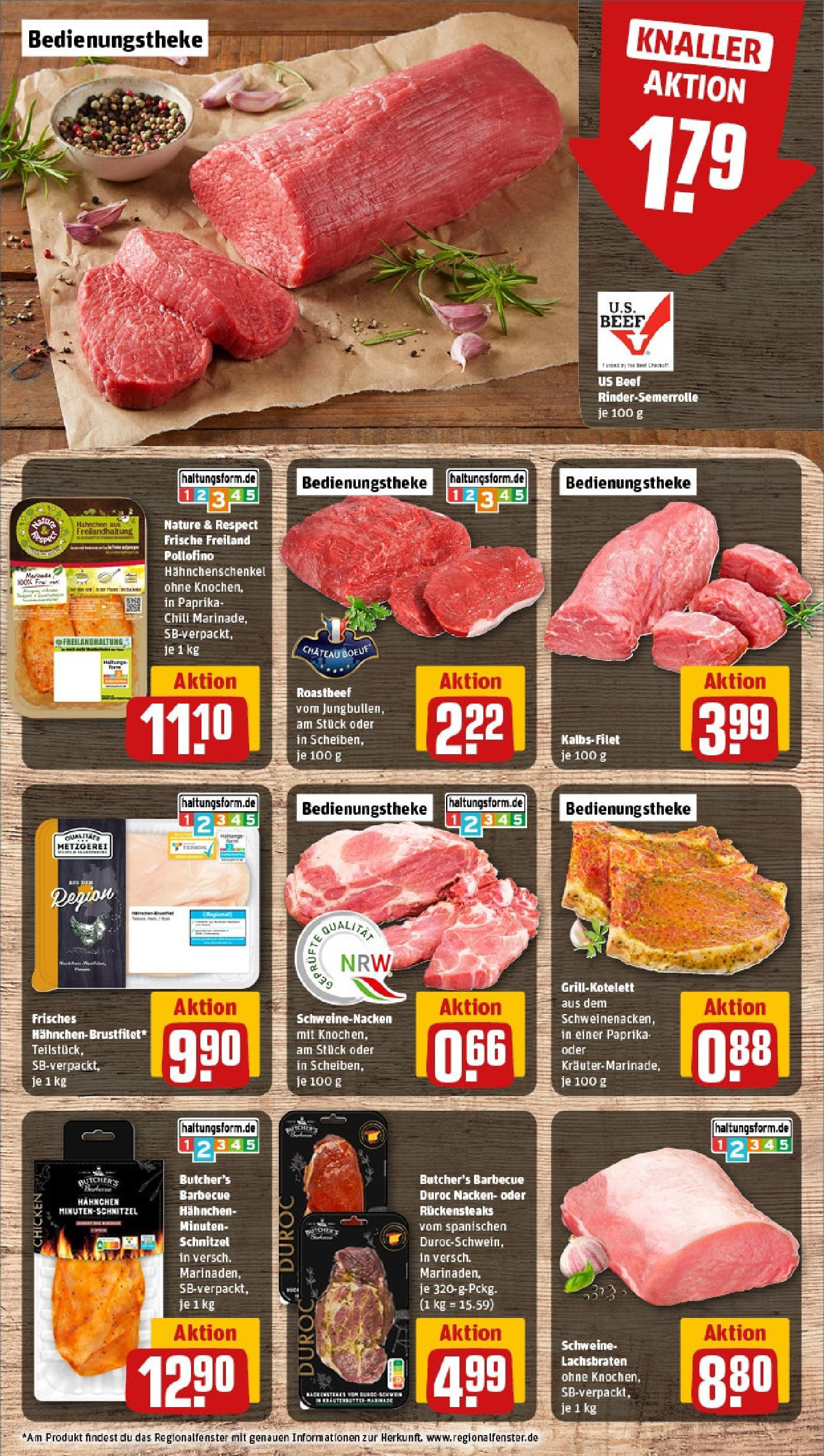 REWE Prospekt ab 15.06.2025 zum Blättern » Angebote | Seite: 8 | Produkte: Schweinenacken, Schnitzel, Paprika, Chili