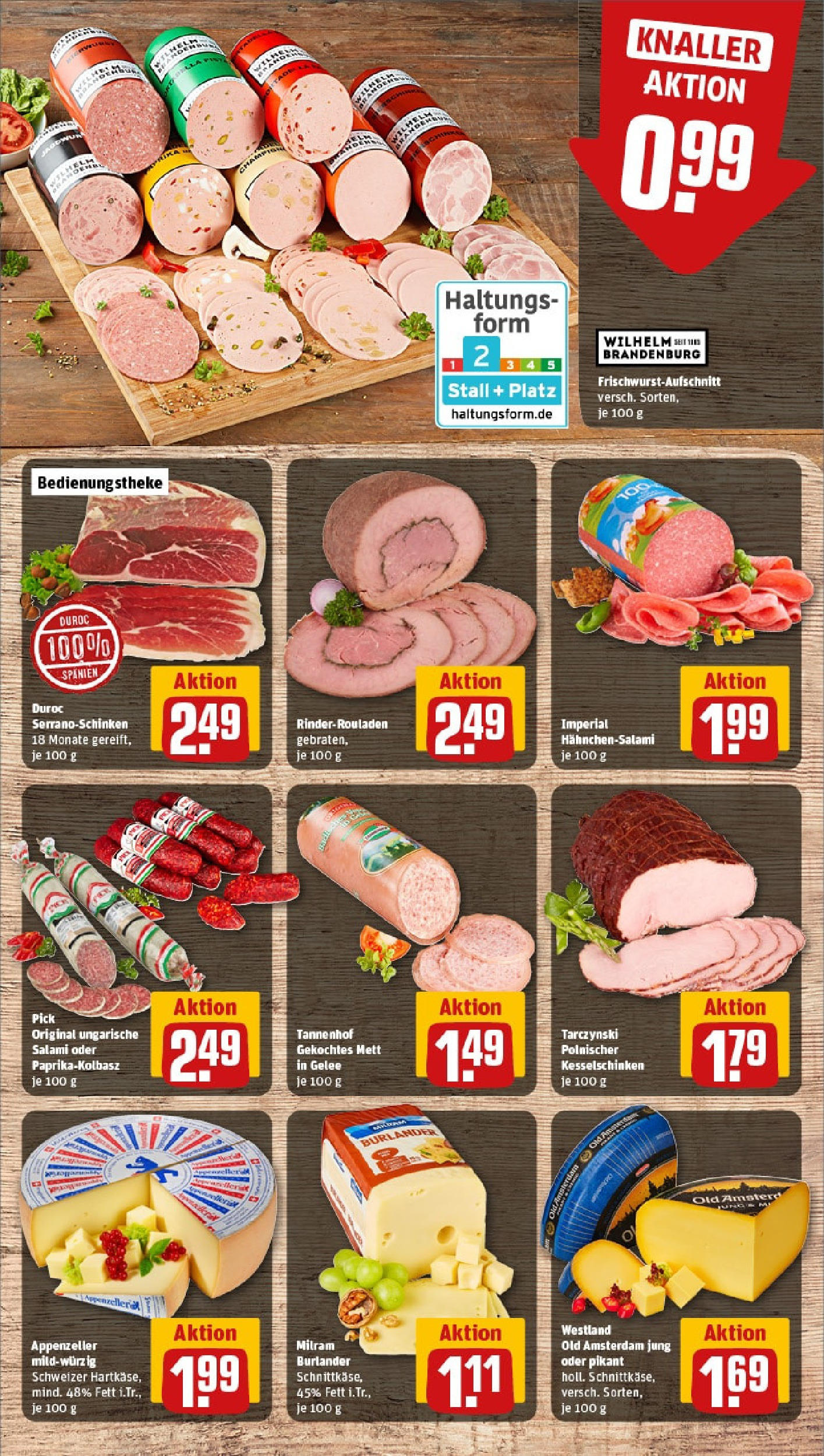 REWE Prospekt ab 15.06.2025 zum Blättern » Angebote | Seite: 9 | Produkte: Rinderrouladen, Milram, Salami