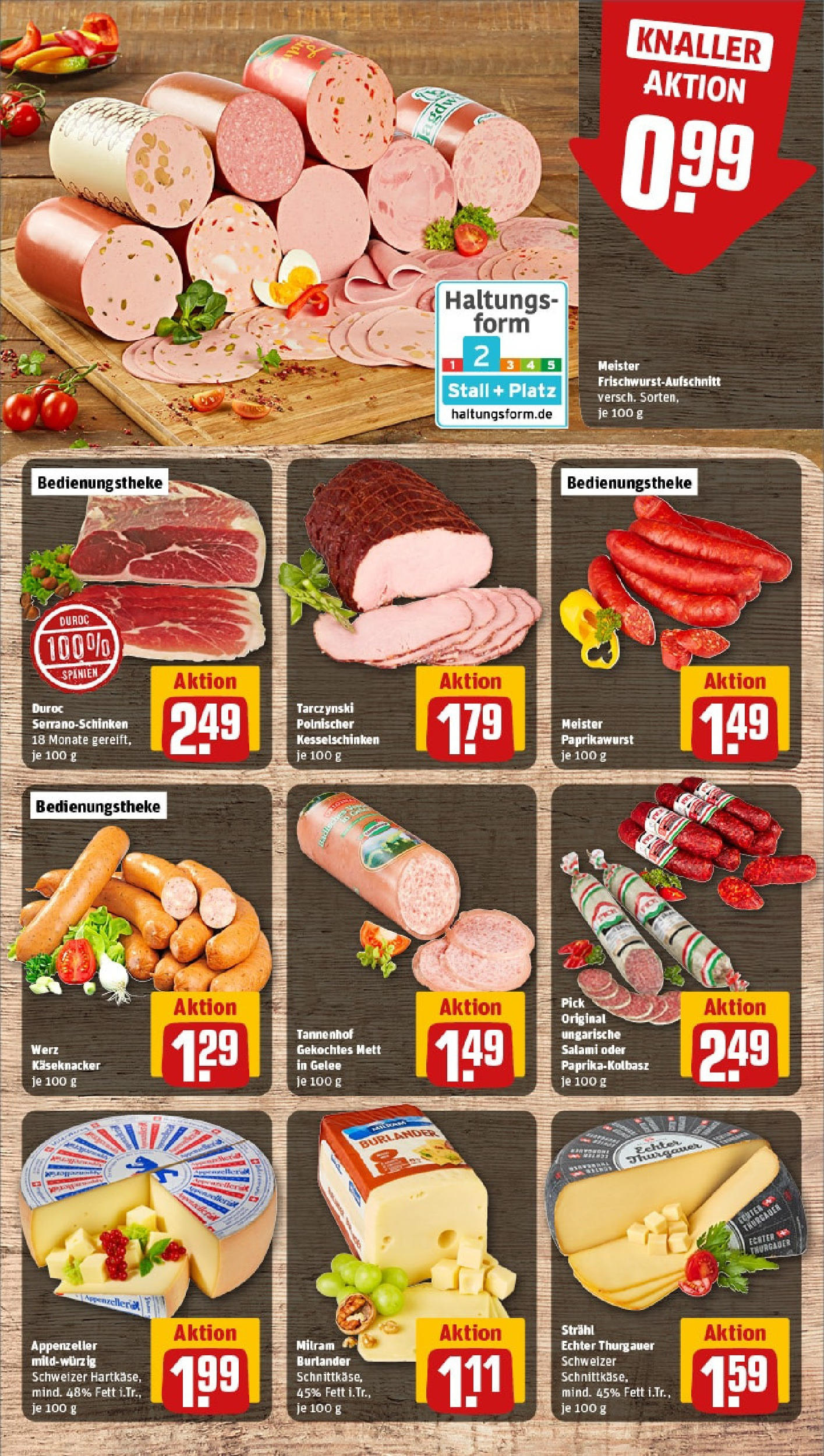 REWE Prospekt ab 15.06.2025 zum Blättern » Angebote | Seite: 11 | Produkte: Paprika, Milram, Salami