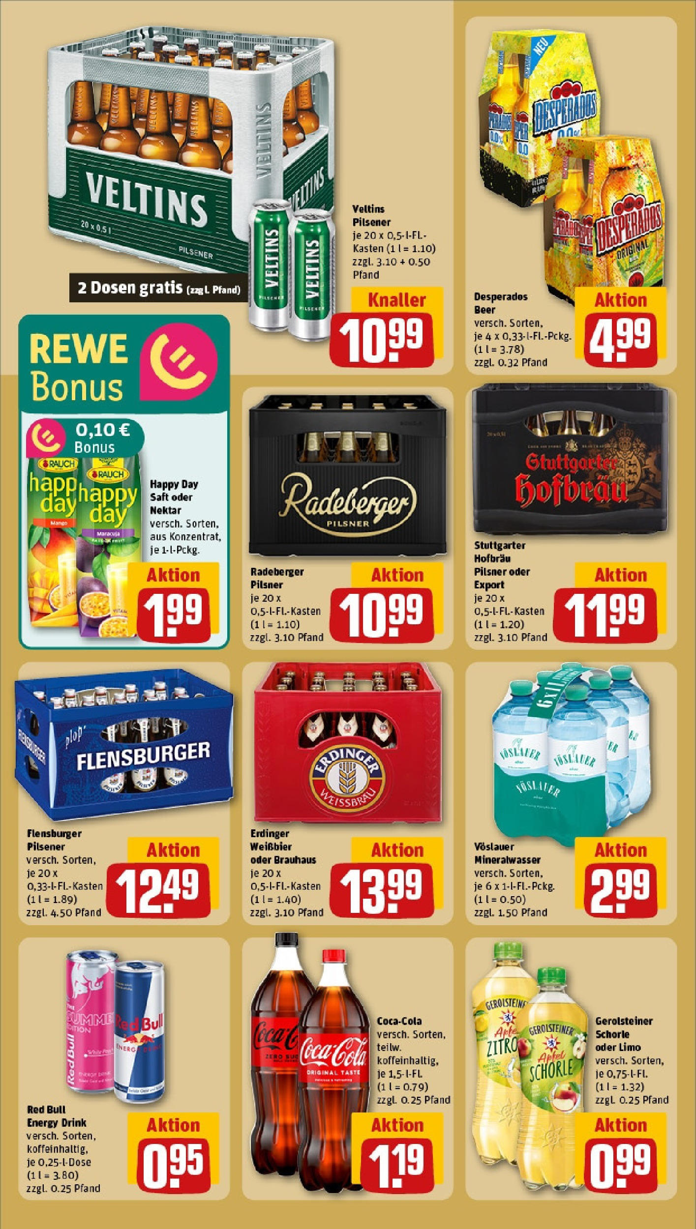 REWE Prospekt ab 15.06.2025 zum Blättern » Angebote | Seite: 16 | Produkte: Äpfel, Mango, Radeberger pilsner, Gerolsteiner