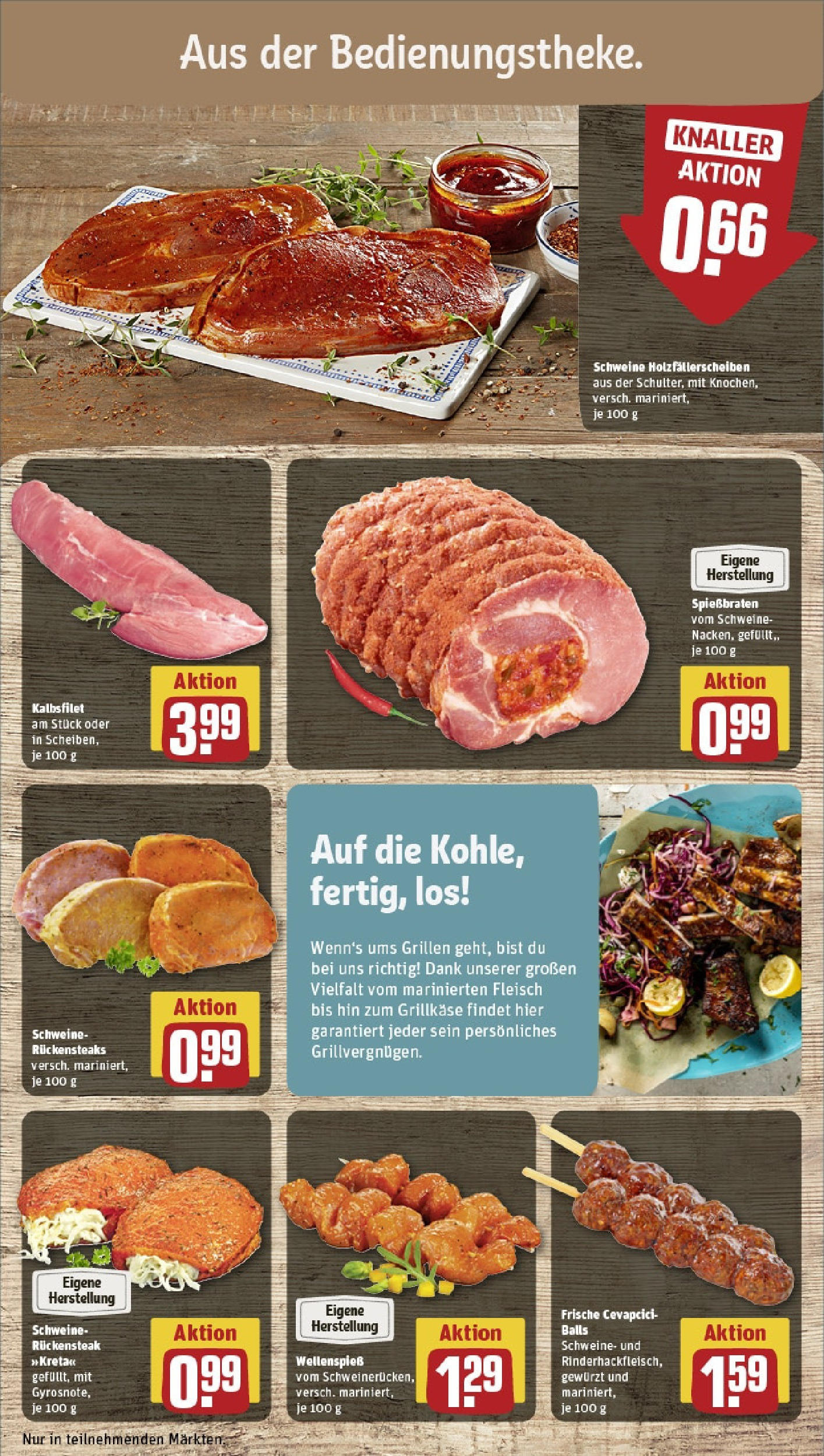 REWE Prospekt ab 15.06.2025 zum Blättern » Angebote | Seite: 10 | Produkte: Cevapcici, Fleisch