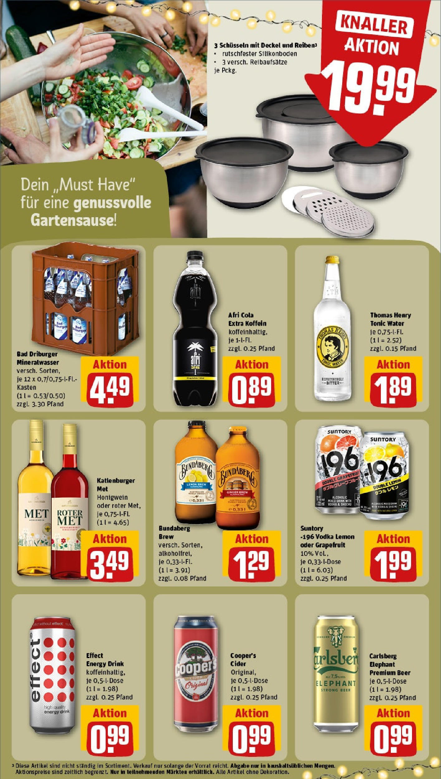 REWE Prospekt ab 15.06.2025 zum Blättern » Angebote | Seite: 15 | Produkte: Carlsberg, Cola, Bad, Grapefruit