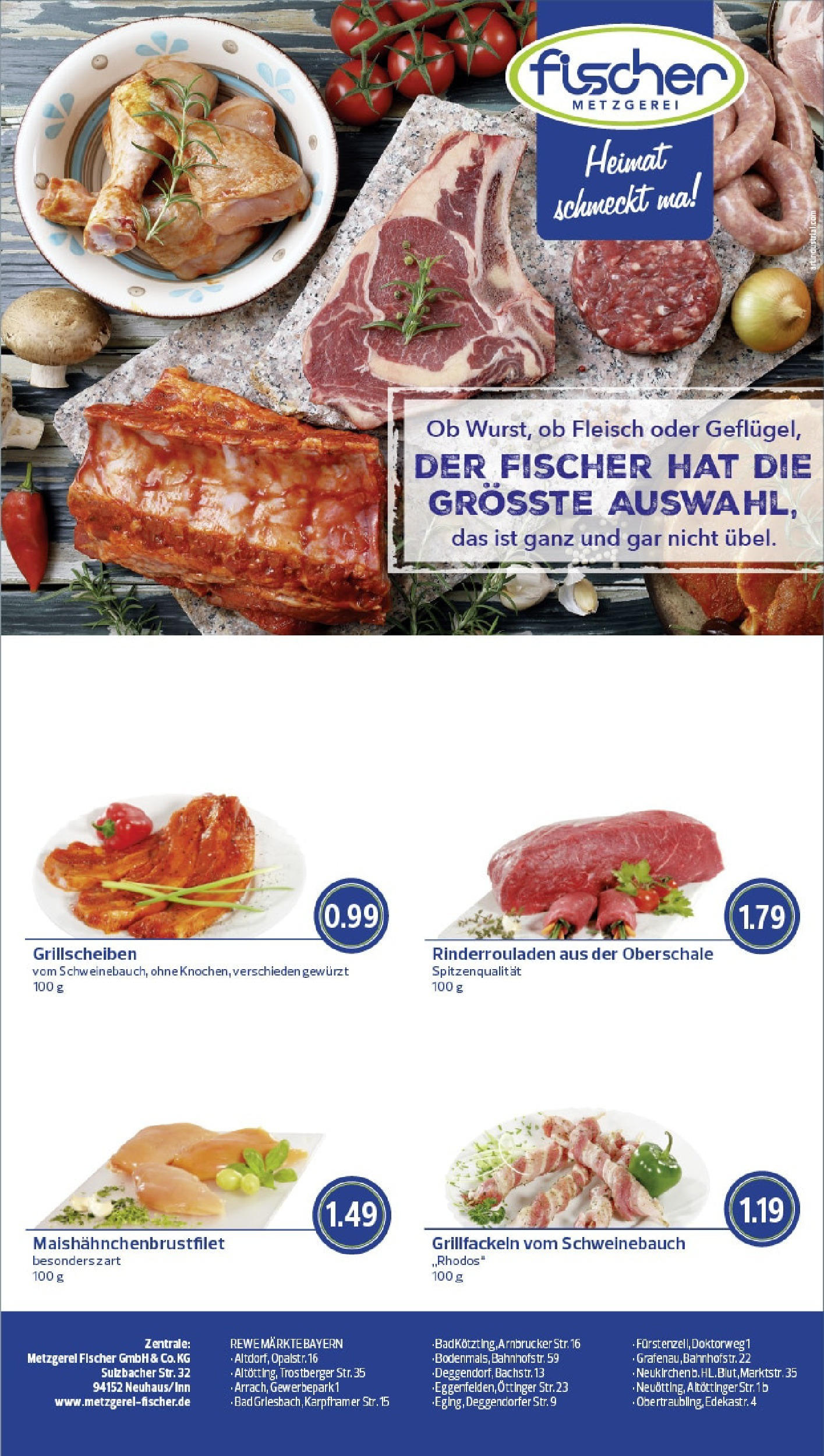 REWE Prospekt ab 15.06.2025 zum Blättern » Angebote | Seite: 8 | Produkte: Rinderrouladen, Schweinebauch, Fleisch