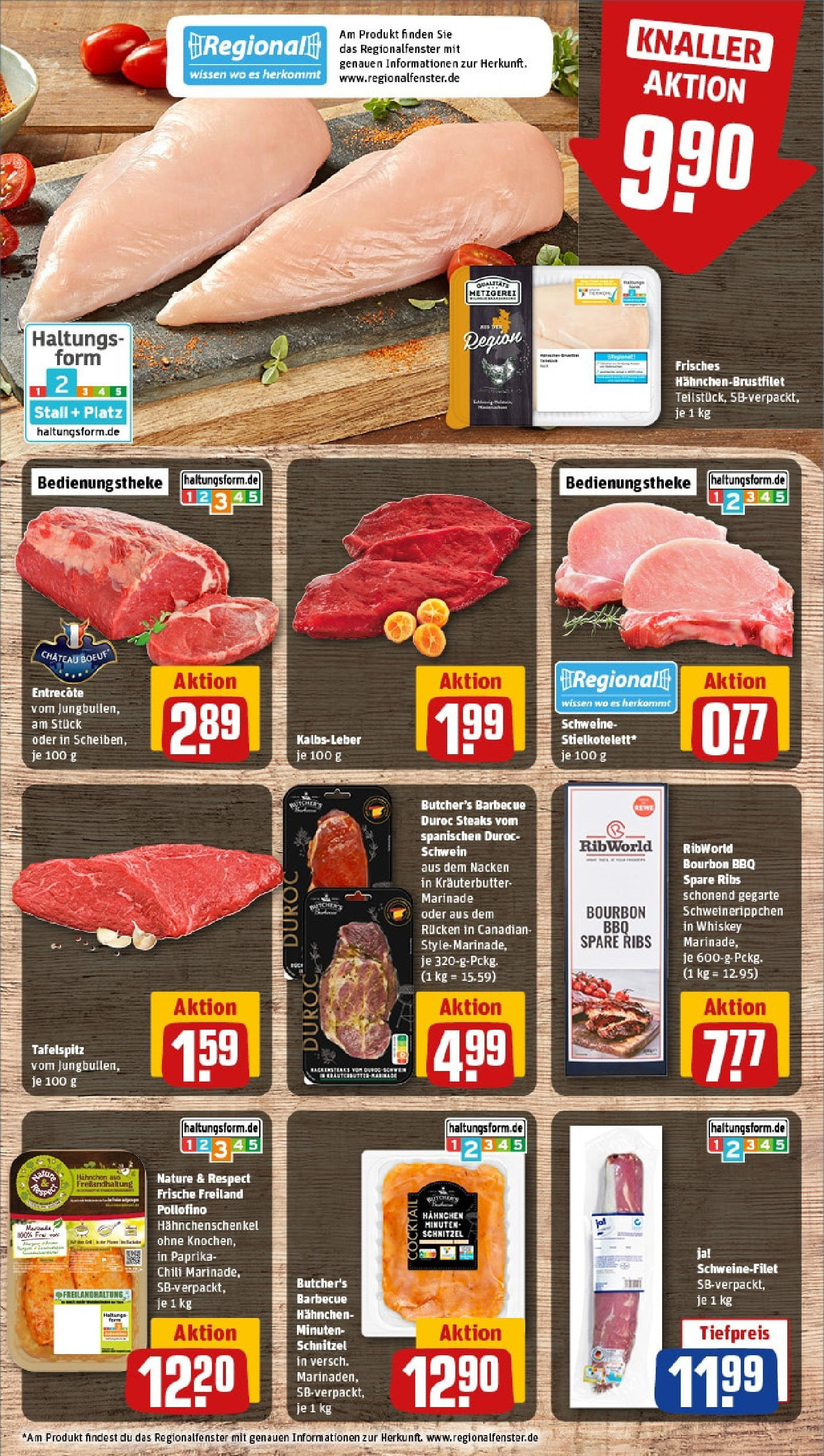 REWE Prospekt ab 15.06.2025 zum Blättern » Angebote | Seite: 8 | Produkte: Tafelspitz, Entrecote, Paprika, Whiskey